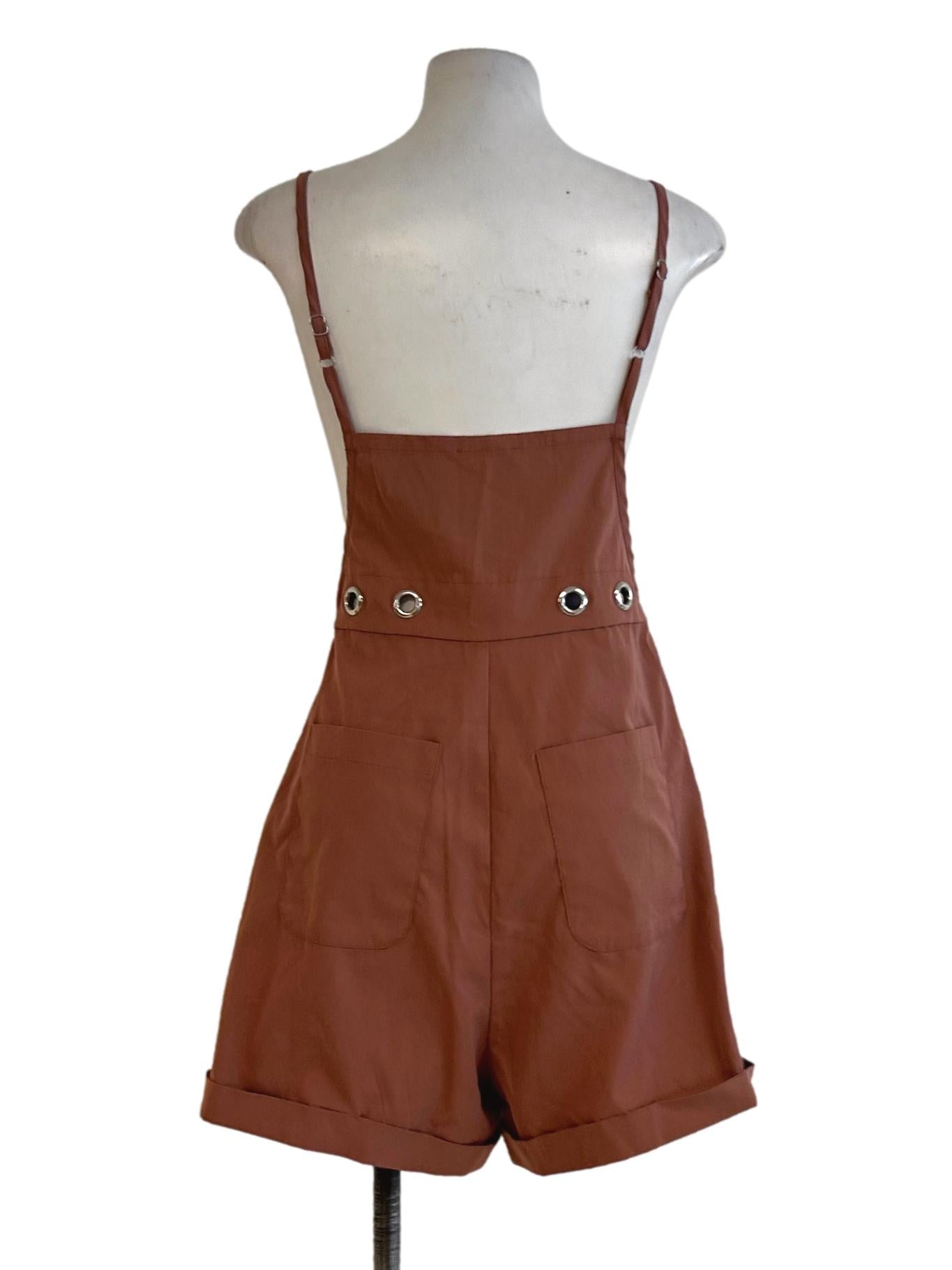 Blush Pink Spaghetti Straps Rompers