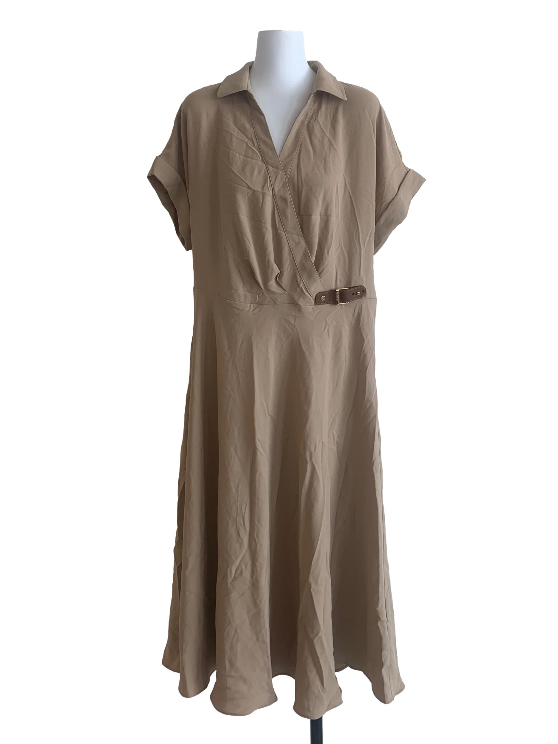 Tortilla Brown Shirt Dress