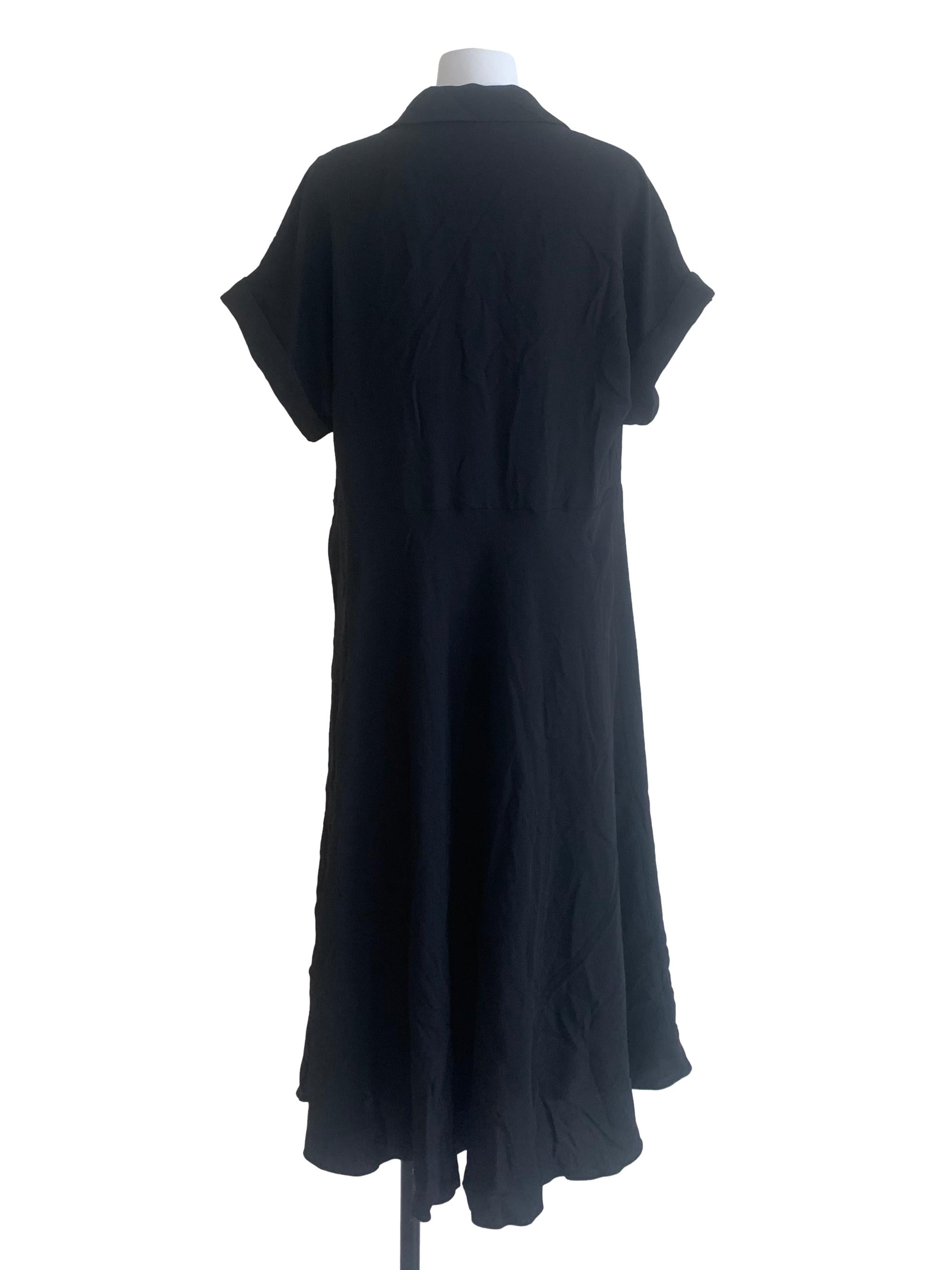 Navy Blue Shirt Dress