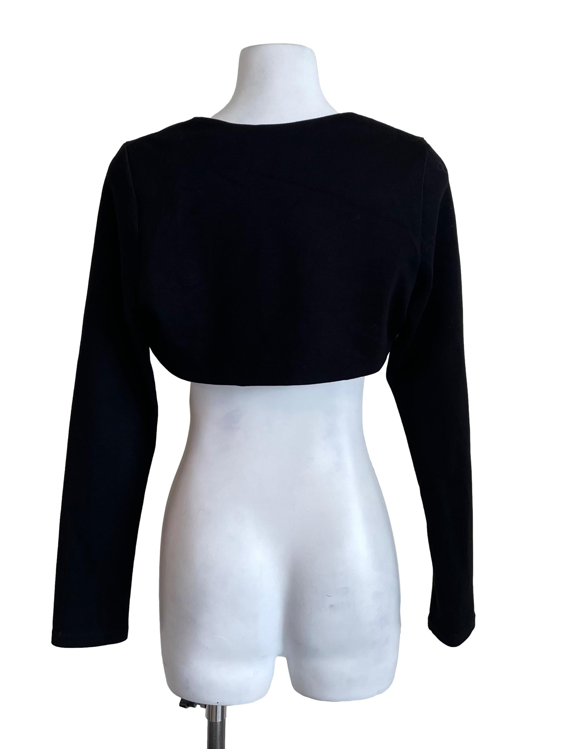 Black Shrug Cardigan