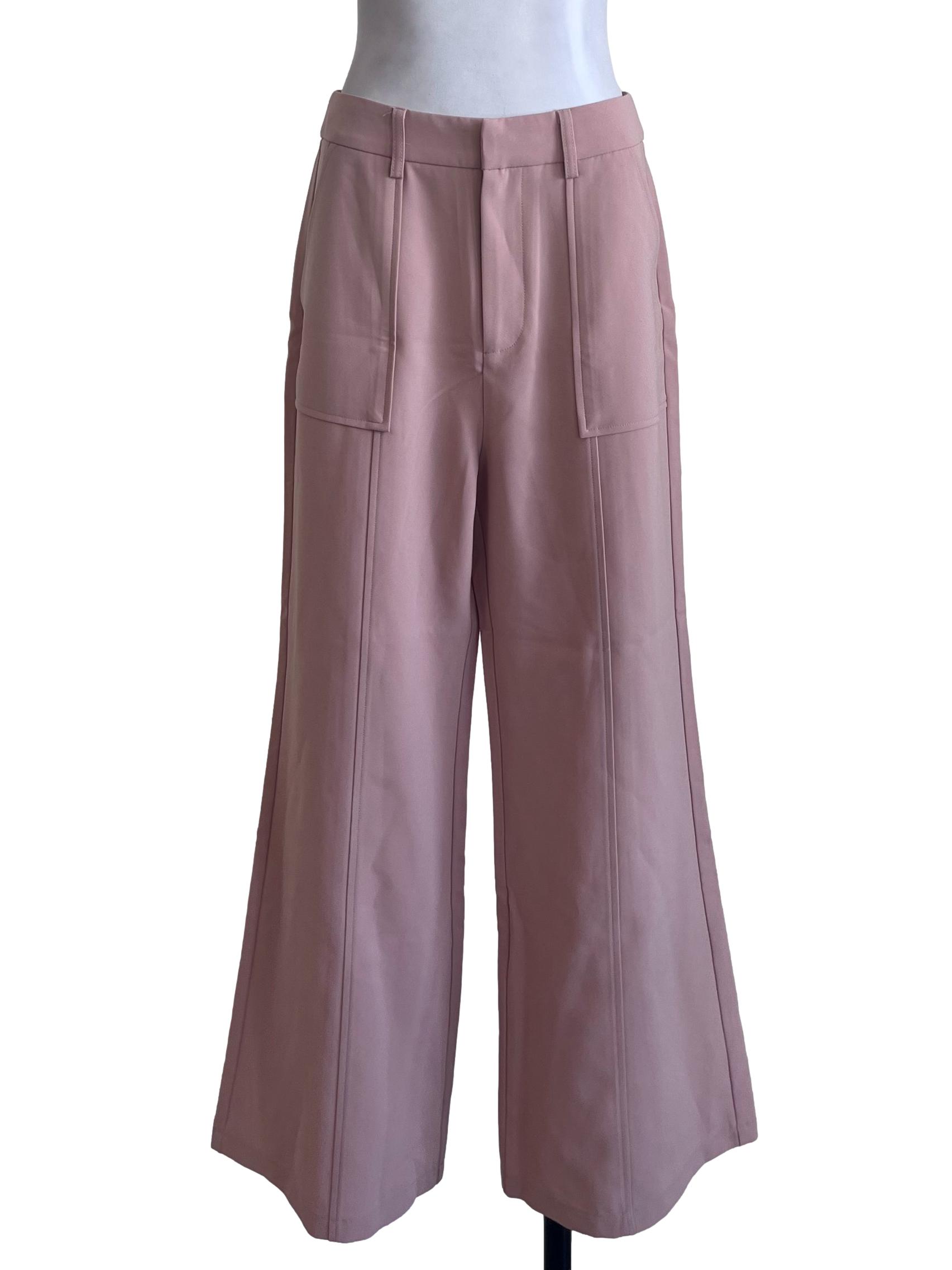 Salmon Pink Sailor Culottes