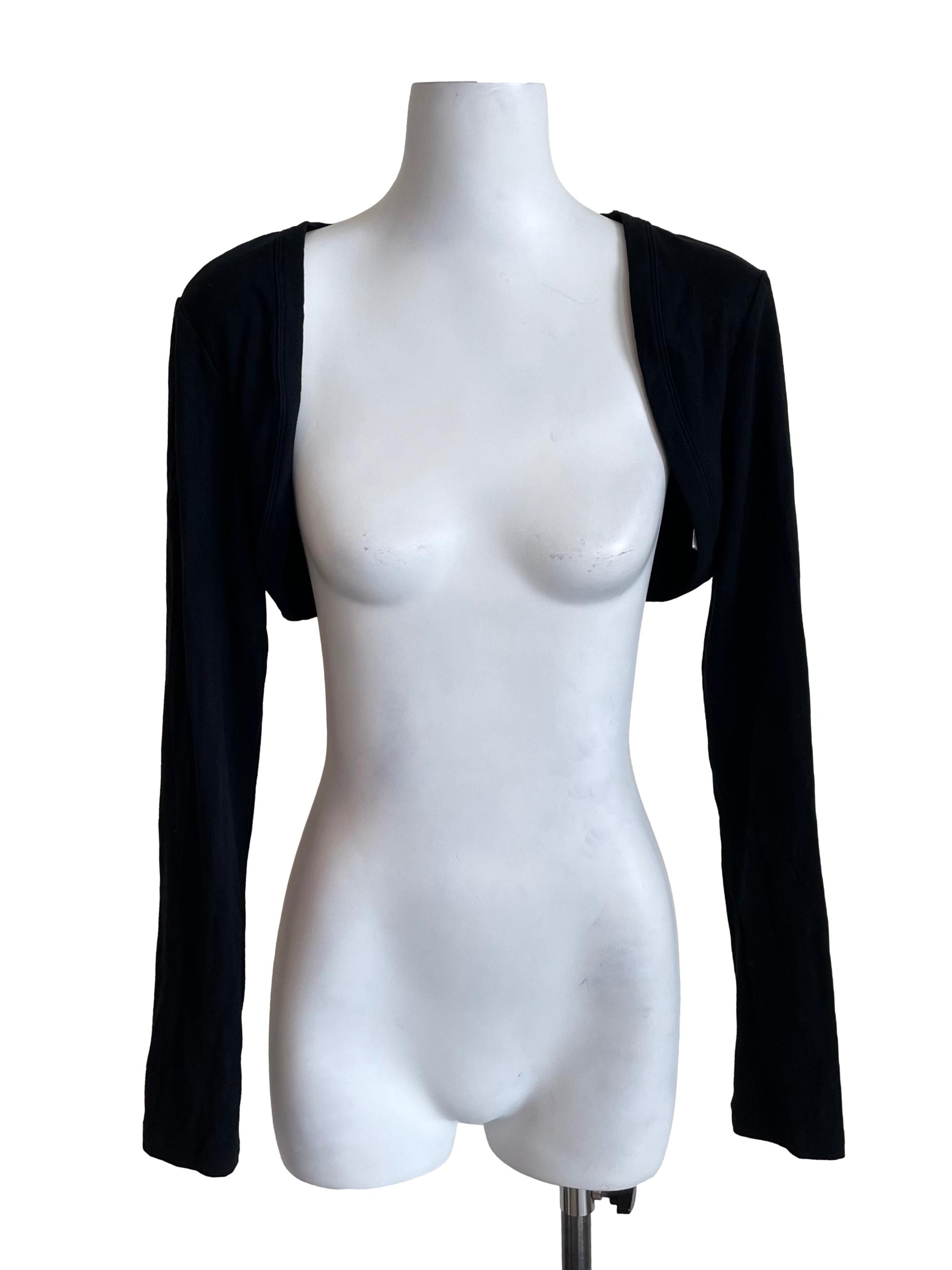 Black Shrug Cardigan