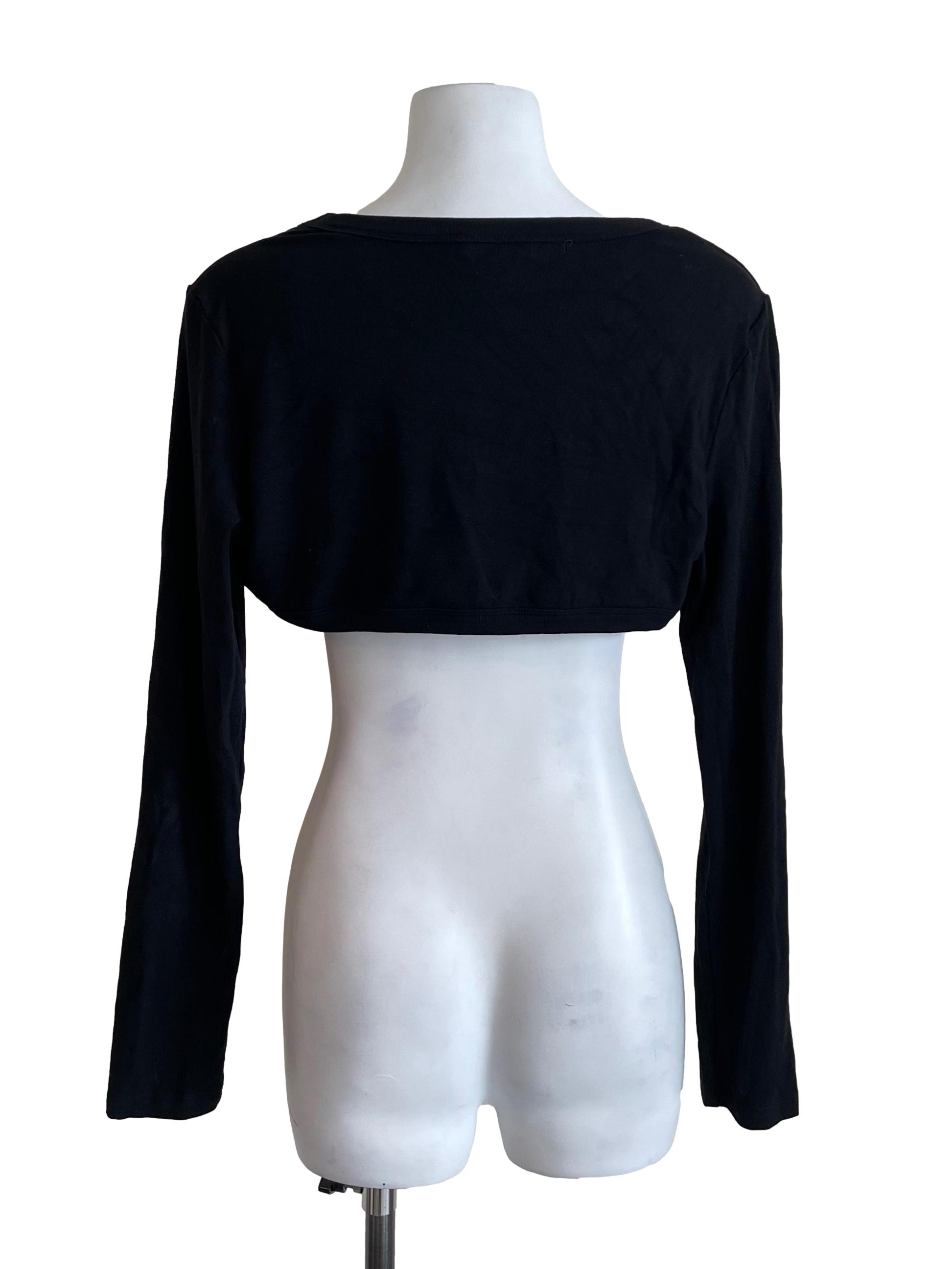 Black Shrug Cardigan