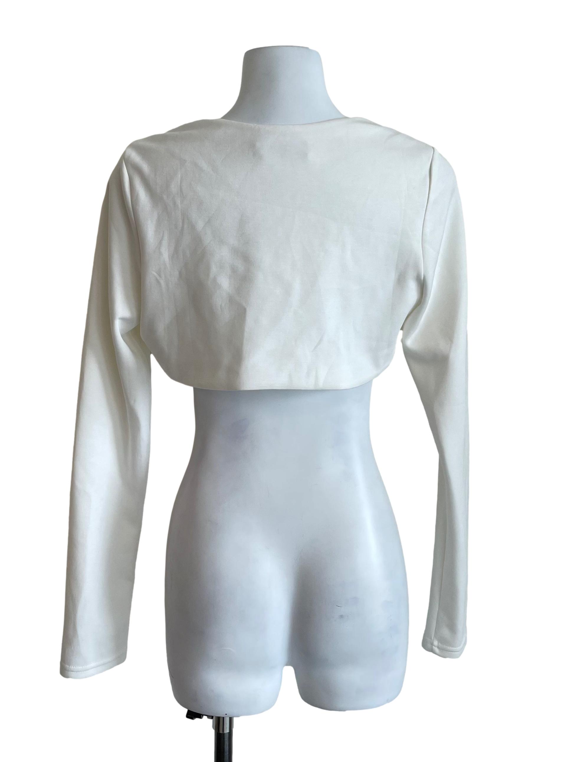White Shrug Cardigan