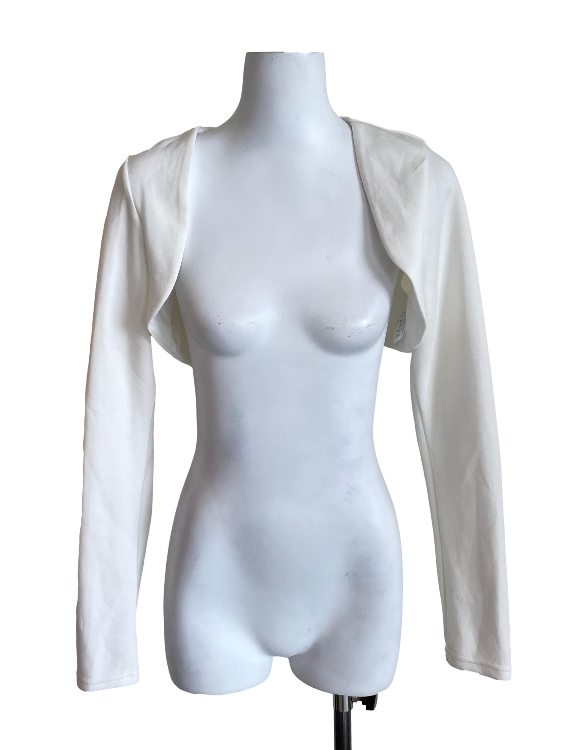 White Shrug Cardigan