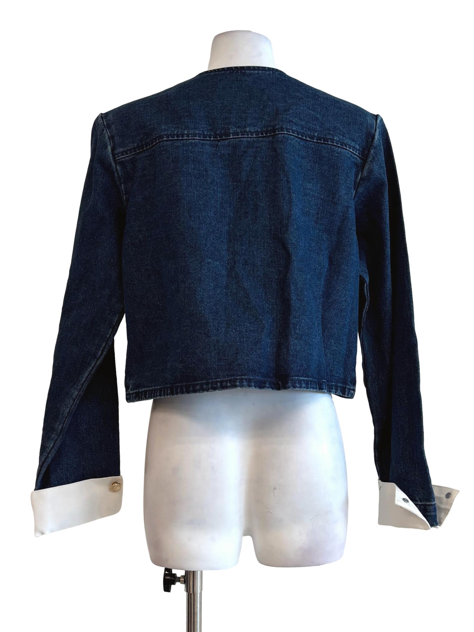 Blue Gold Button Denim Jacket LB