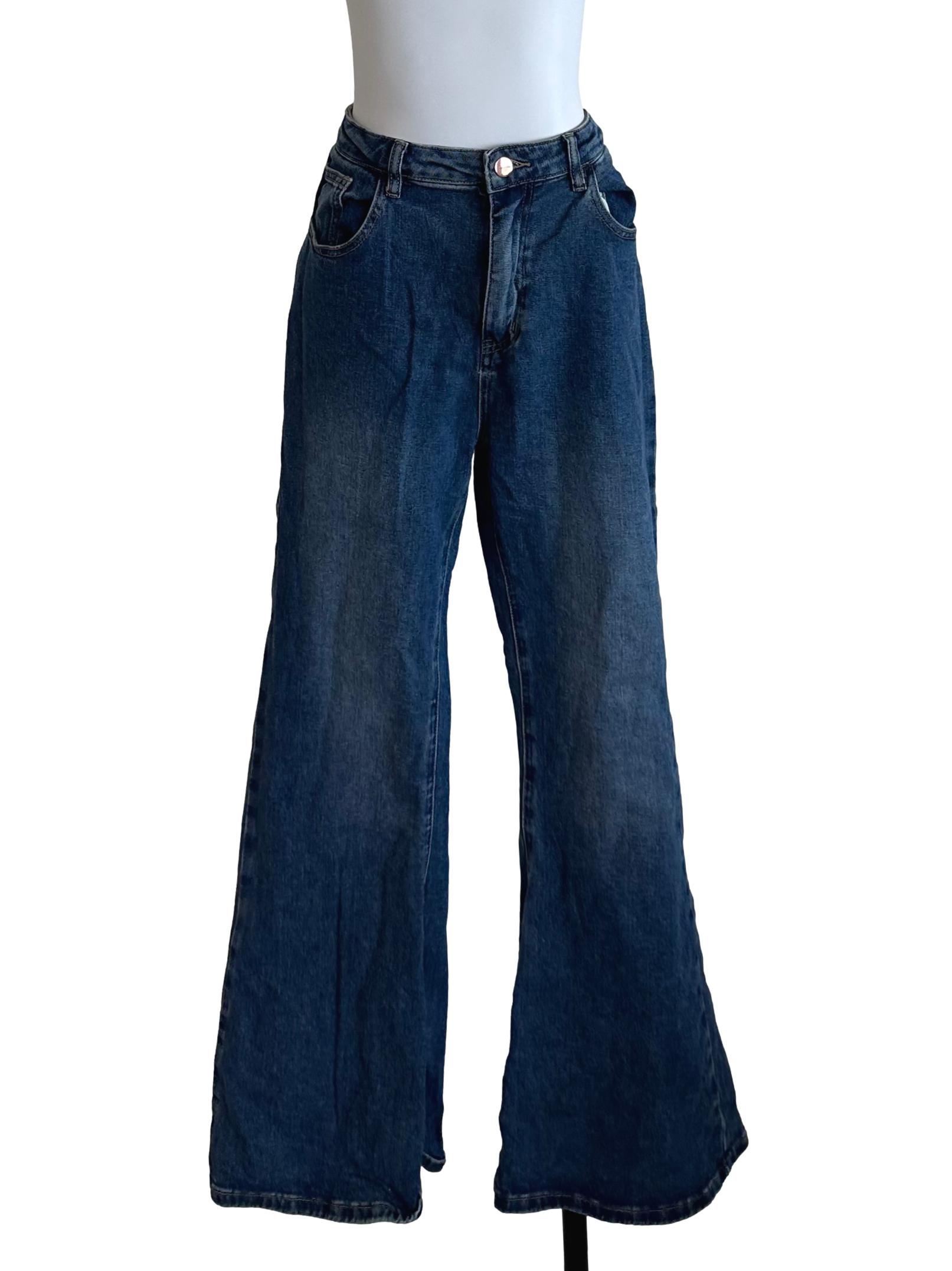 Indigo Blue Denim Flare Bootcut Jeans