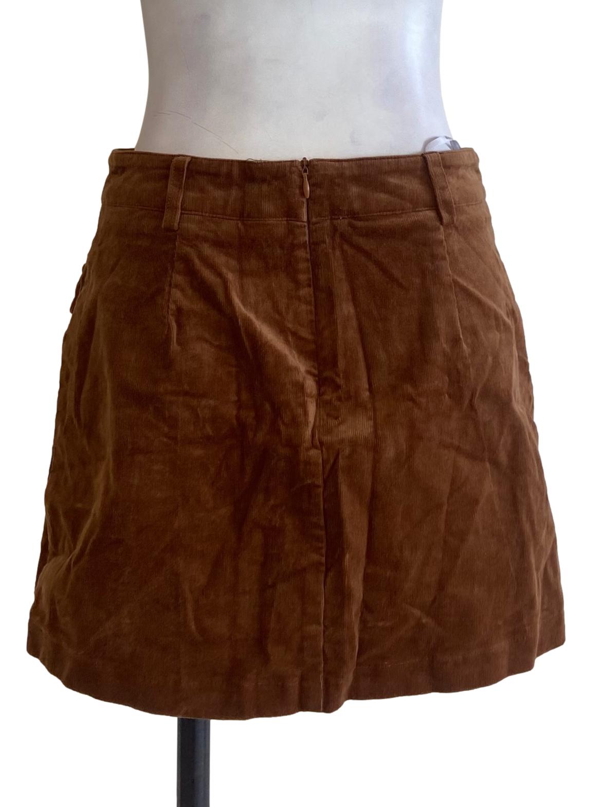 Tawny Brown Mini Skorts