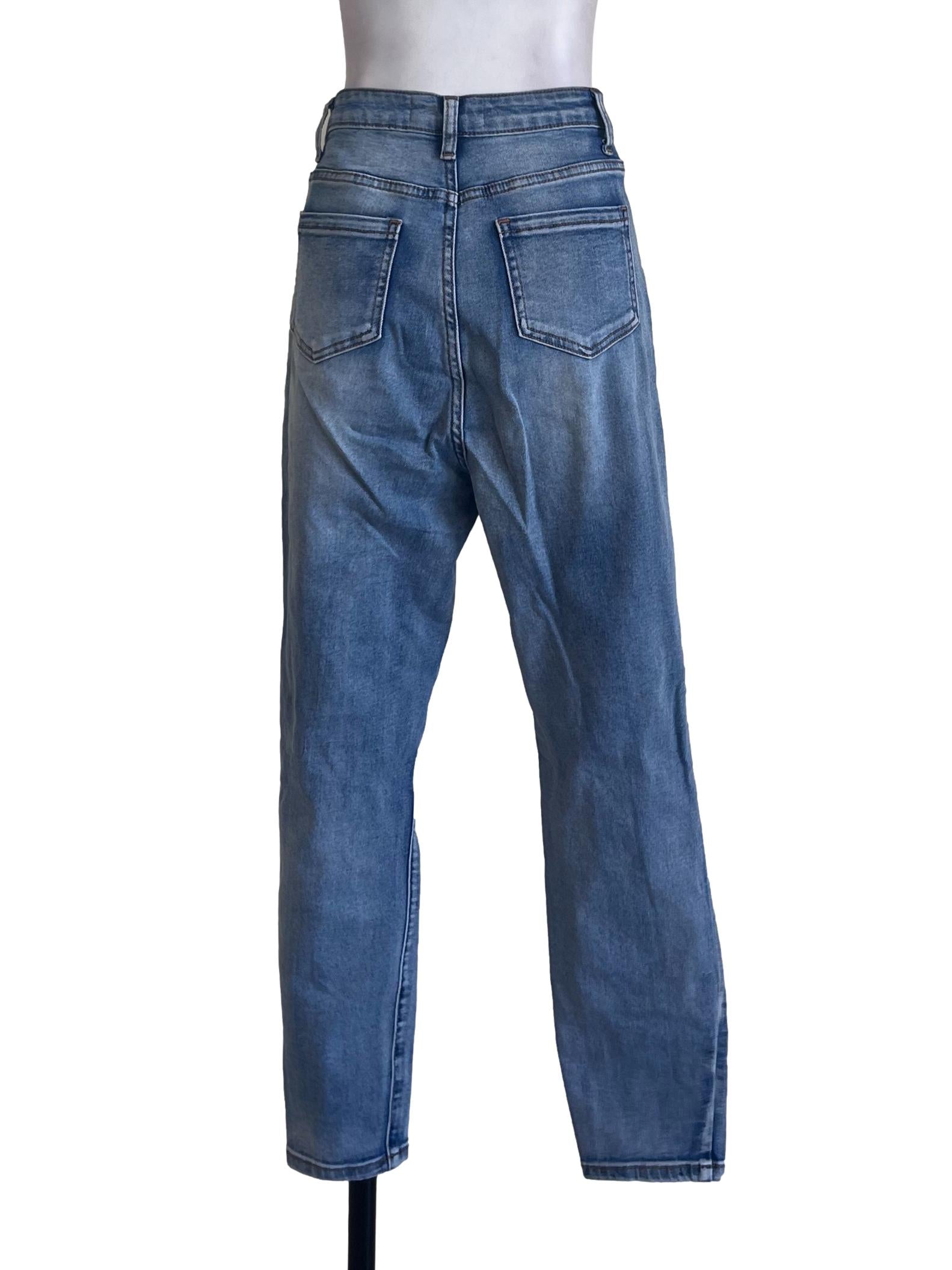 Stone Blue Skinny Jeans
