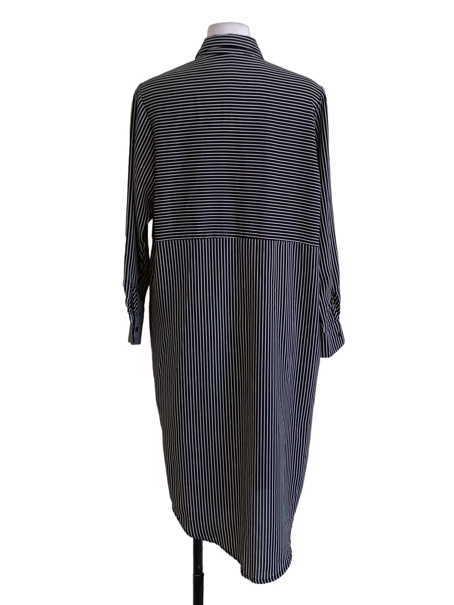 Black Bengal Stripe  Empire Dress TEM