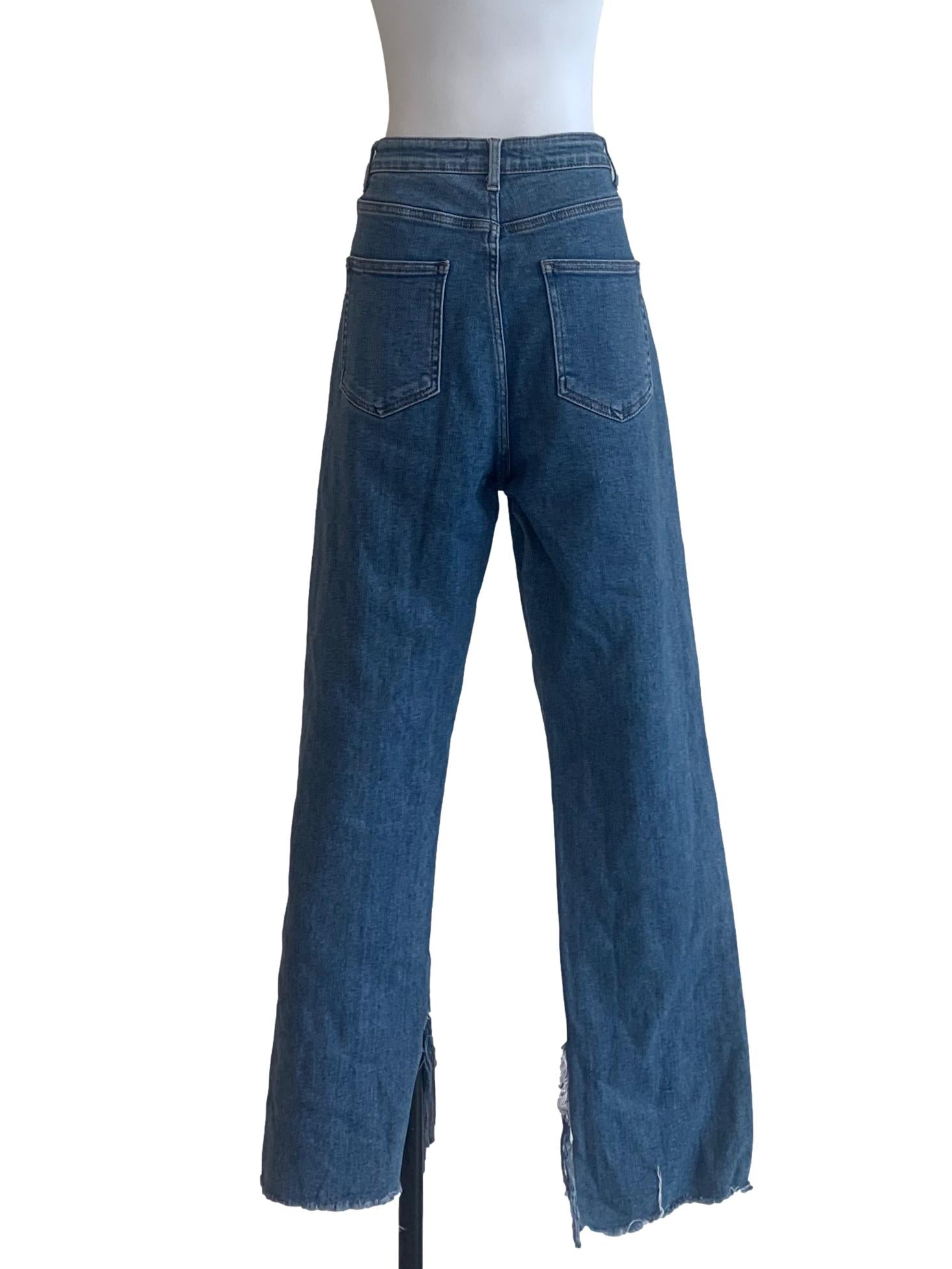 Denim Blue Straight Cut Jeans