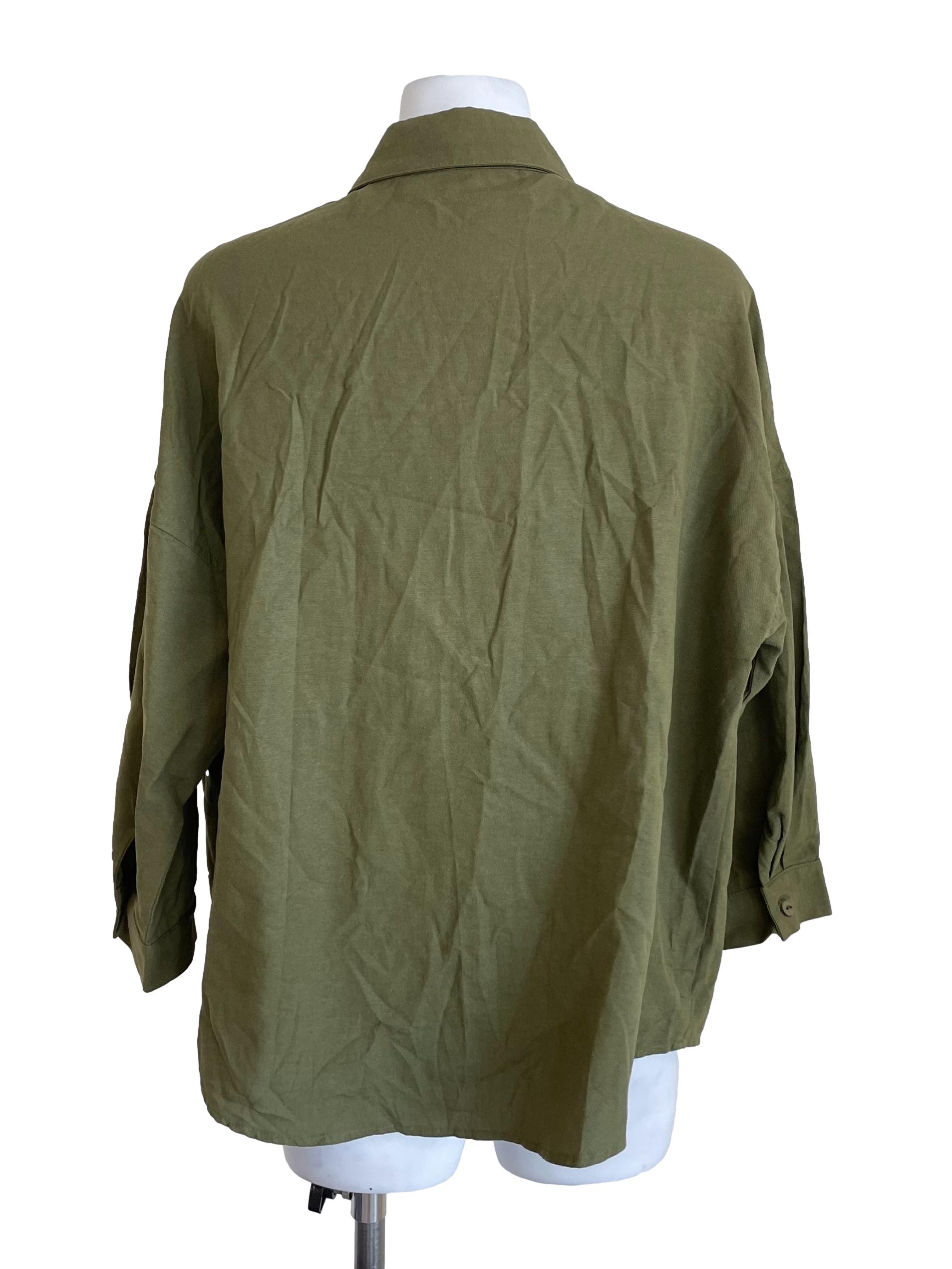 Olive Oxford Shirt