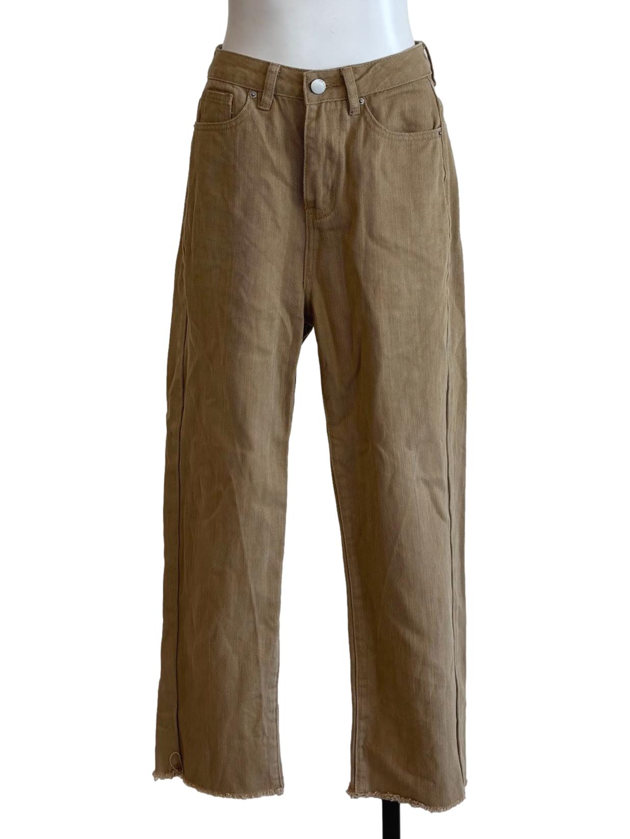 Khaki Slim Fit Pants
