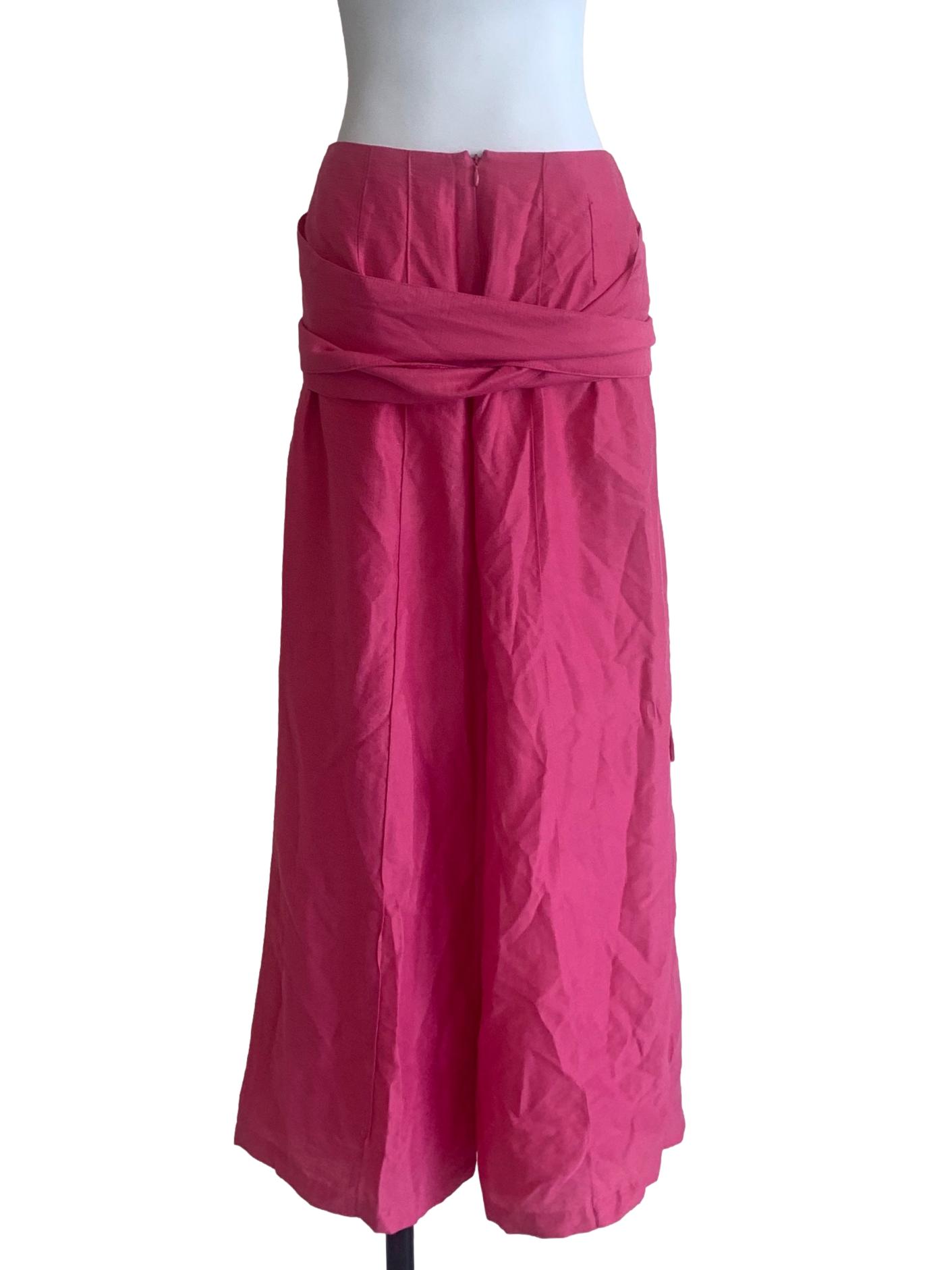 Hot Pink Wide Leg Pants