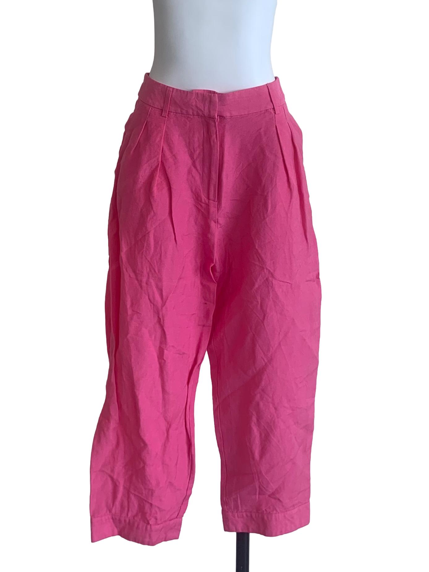 Hot Pink Capri Pants