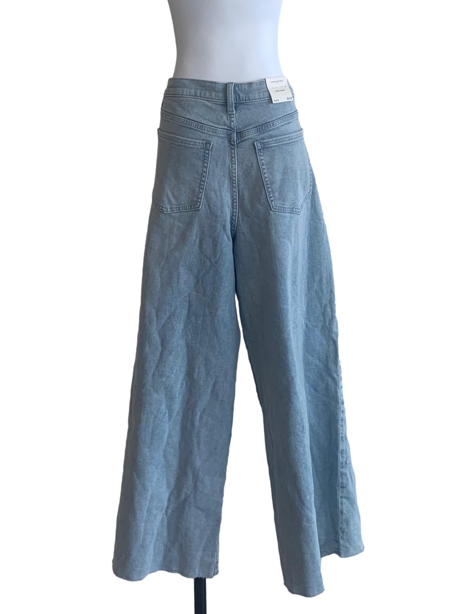Denim Blue Straight Cut Jeans