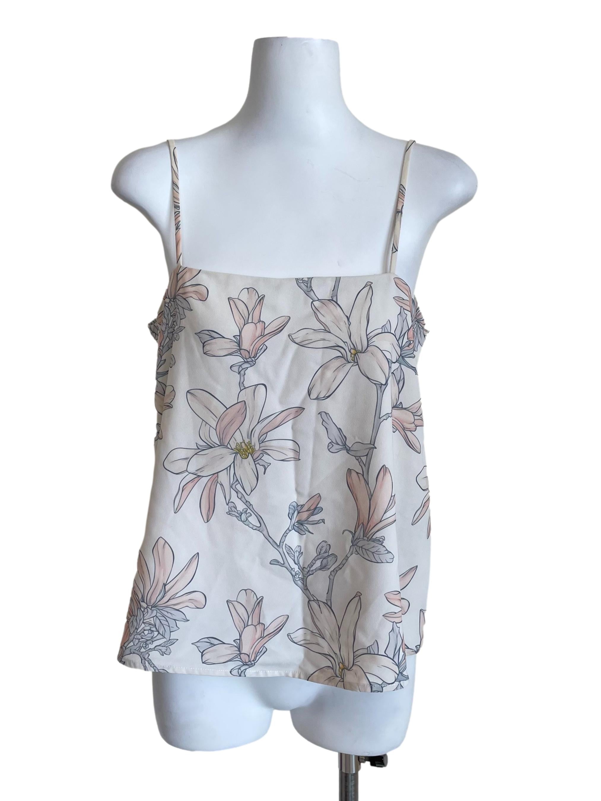 Rice Floral Square Camisole