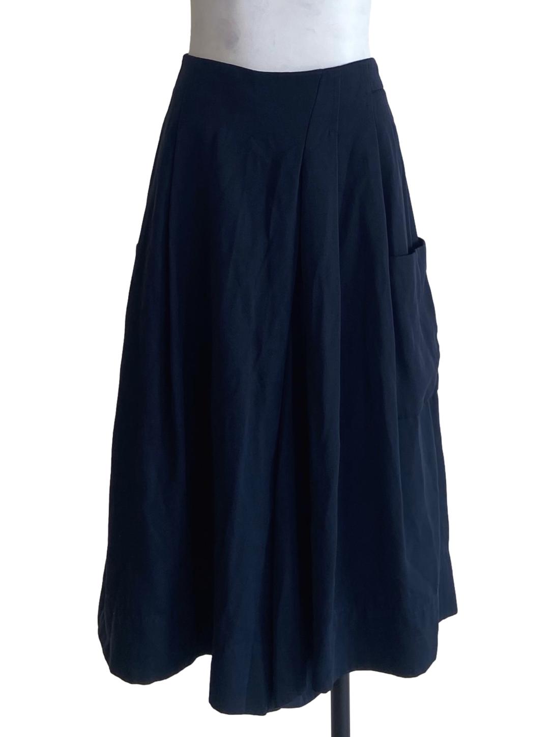 Spruce Blue Herringbone Culottes
