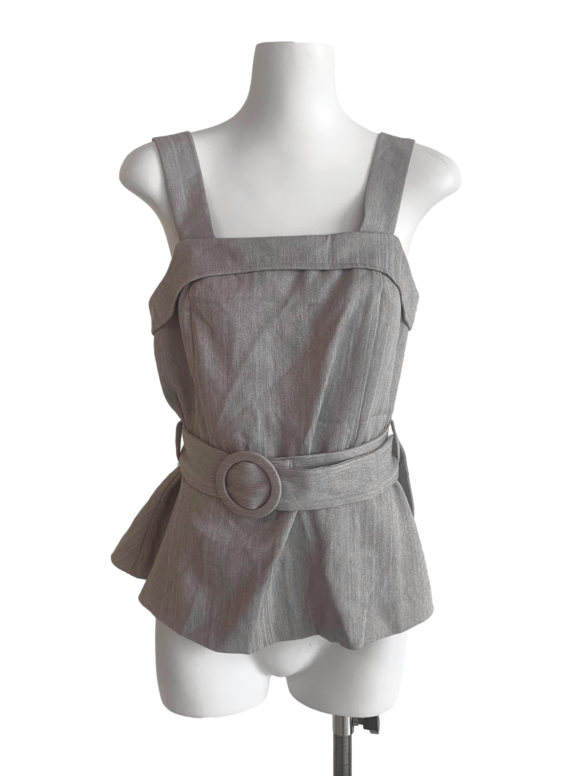 Flaxen Beige Top