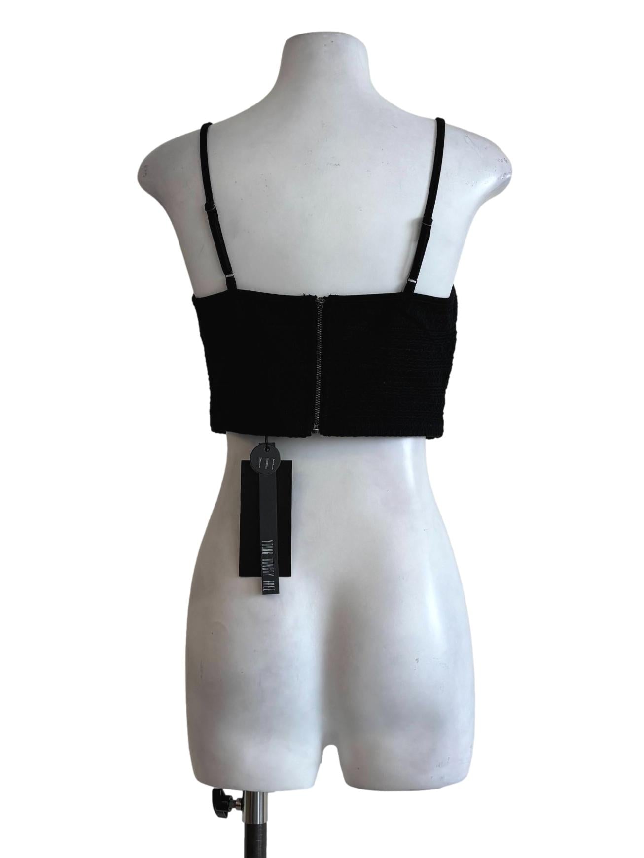 Night Black Knitted Camisole