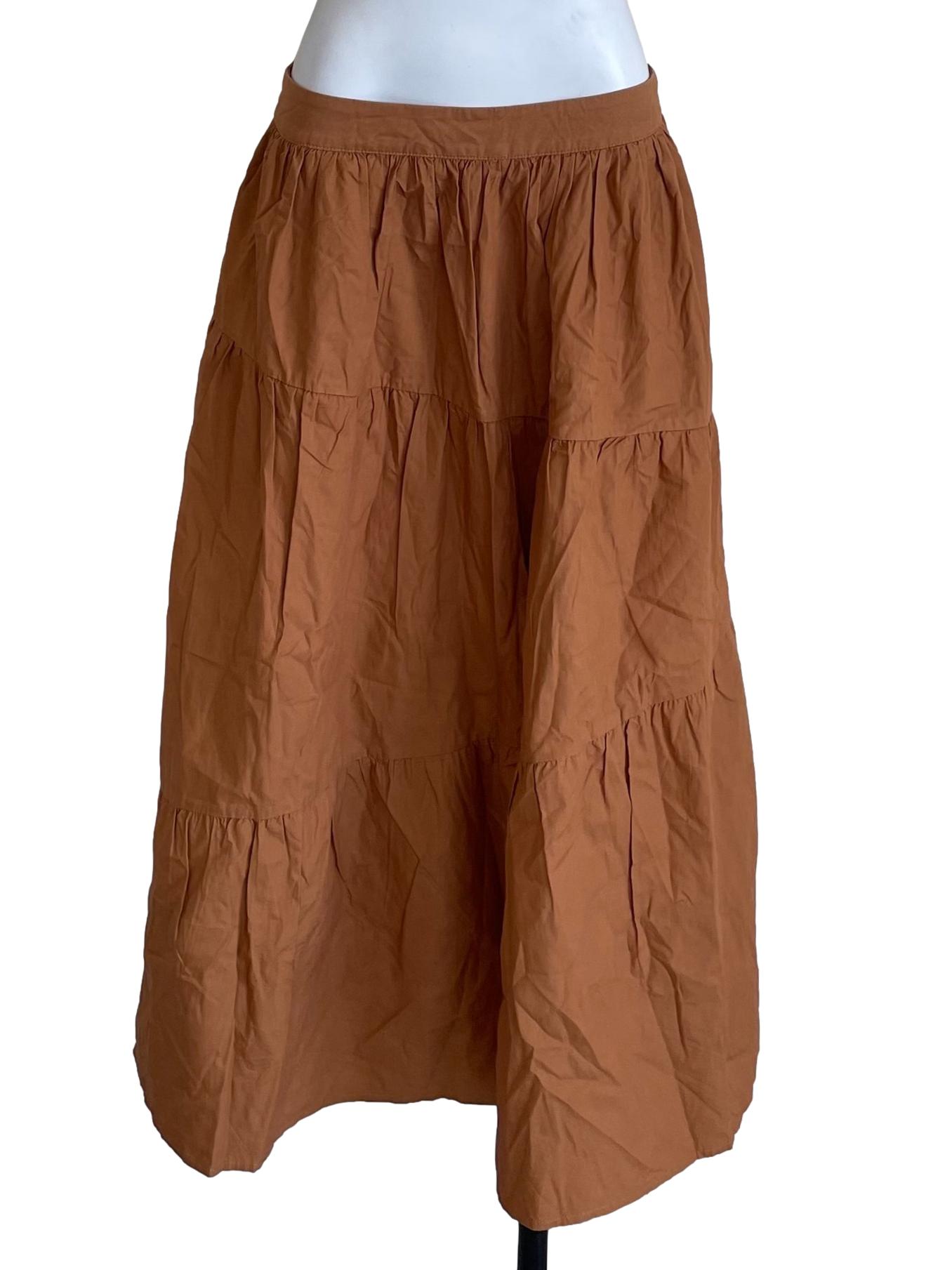 Sandstone Tiered Bouffant Skirt