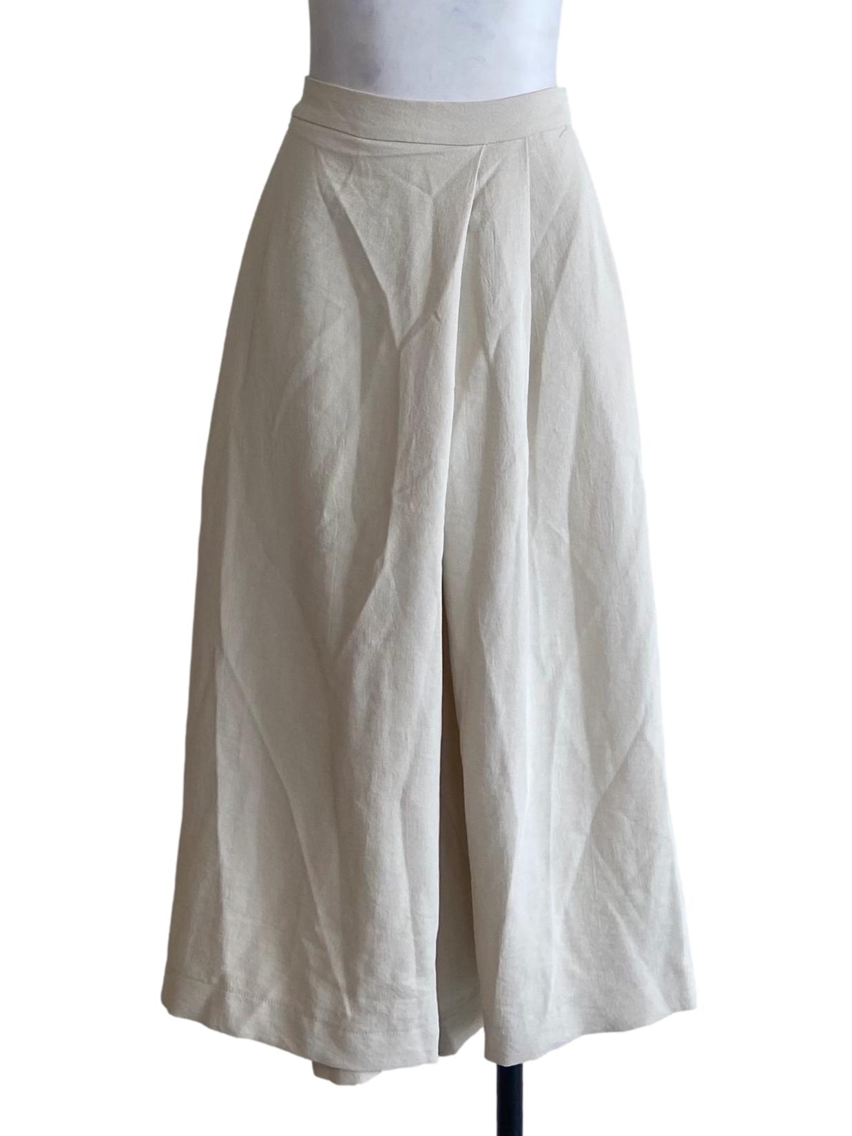 Chiffon Beige Palazzo Pants