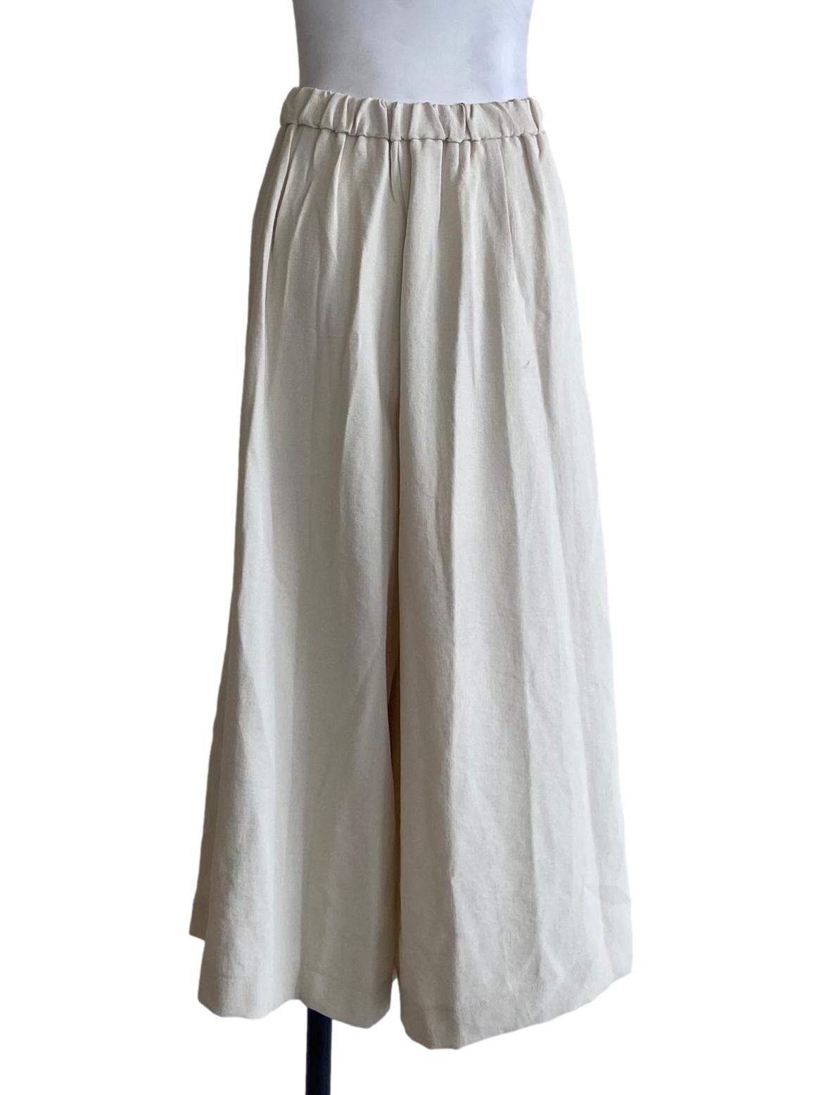 Chiffon Beige Palazzo Pants