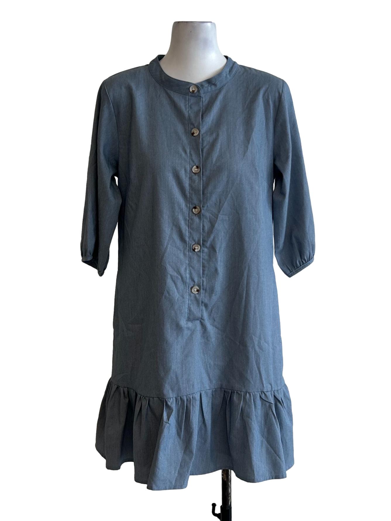 Light Blue Shirt Dress