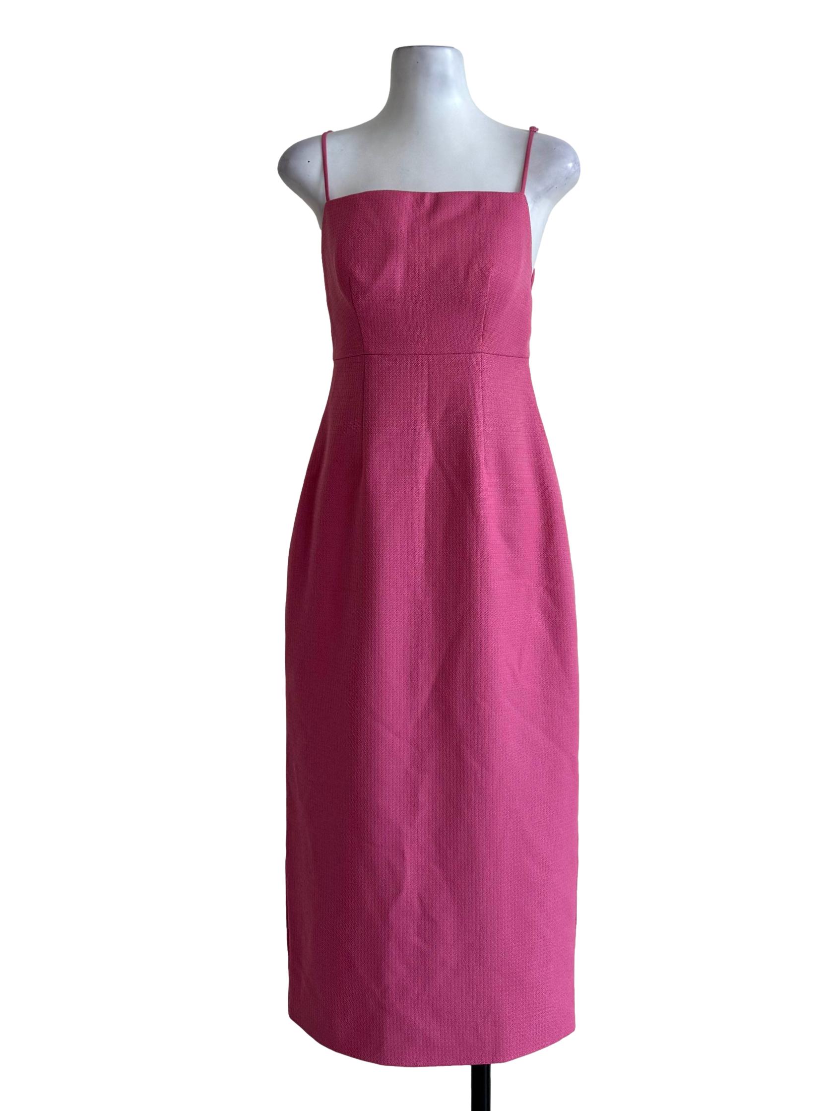 Candy Pink Apron Dress