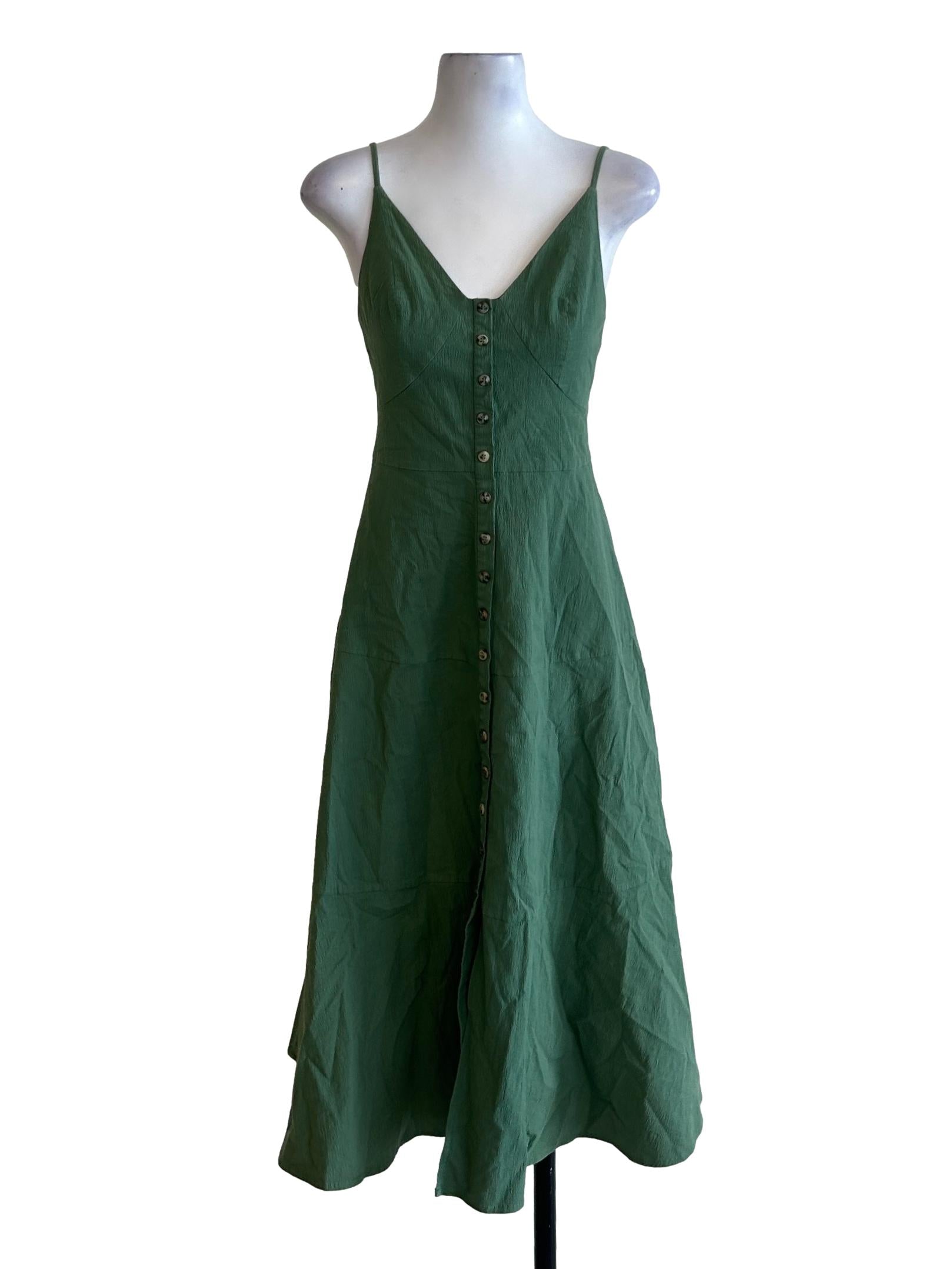 Green Midi Sundress