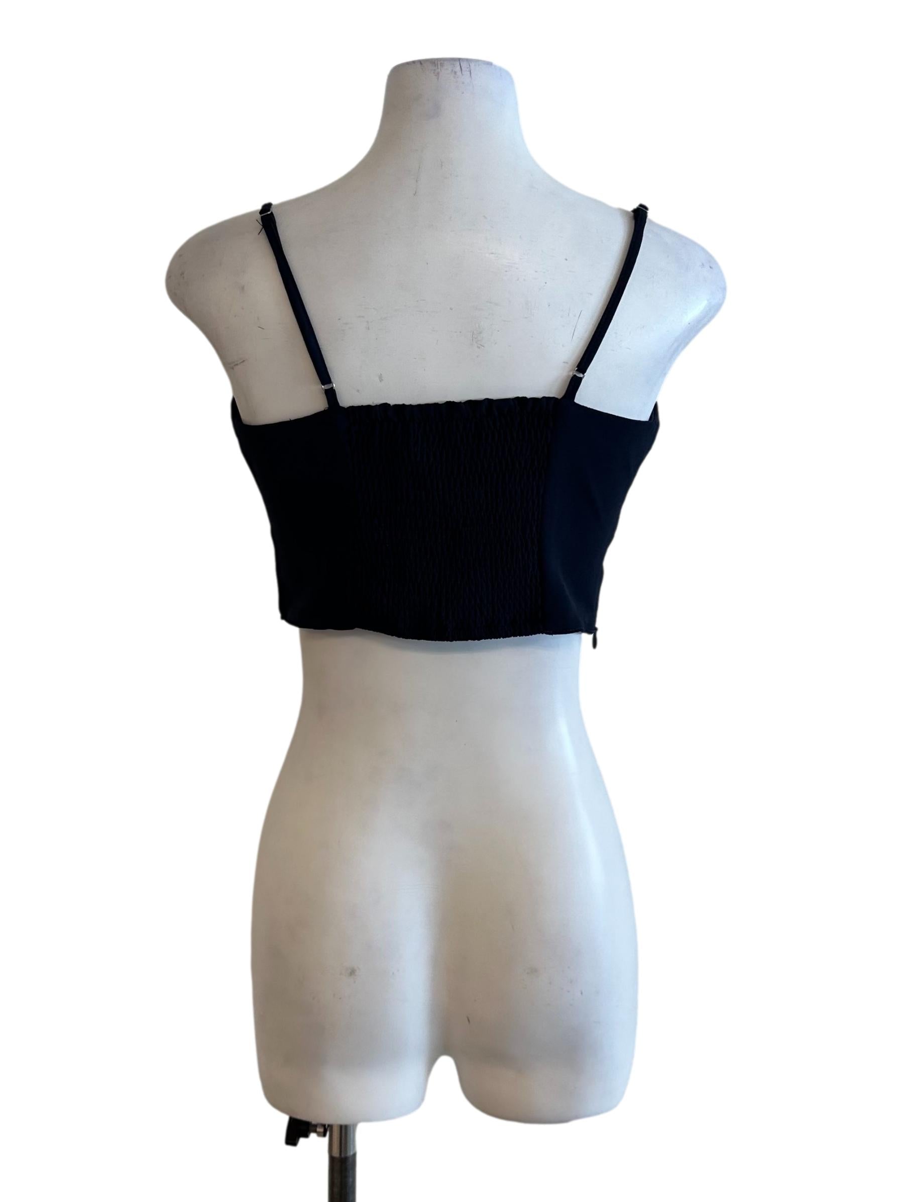 Midnight Blue Sweetheart Top