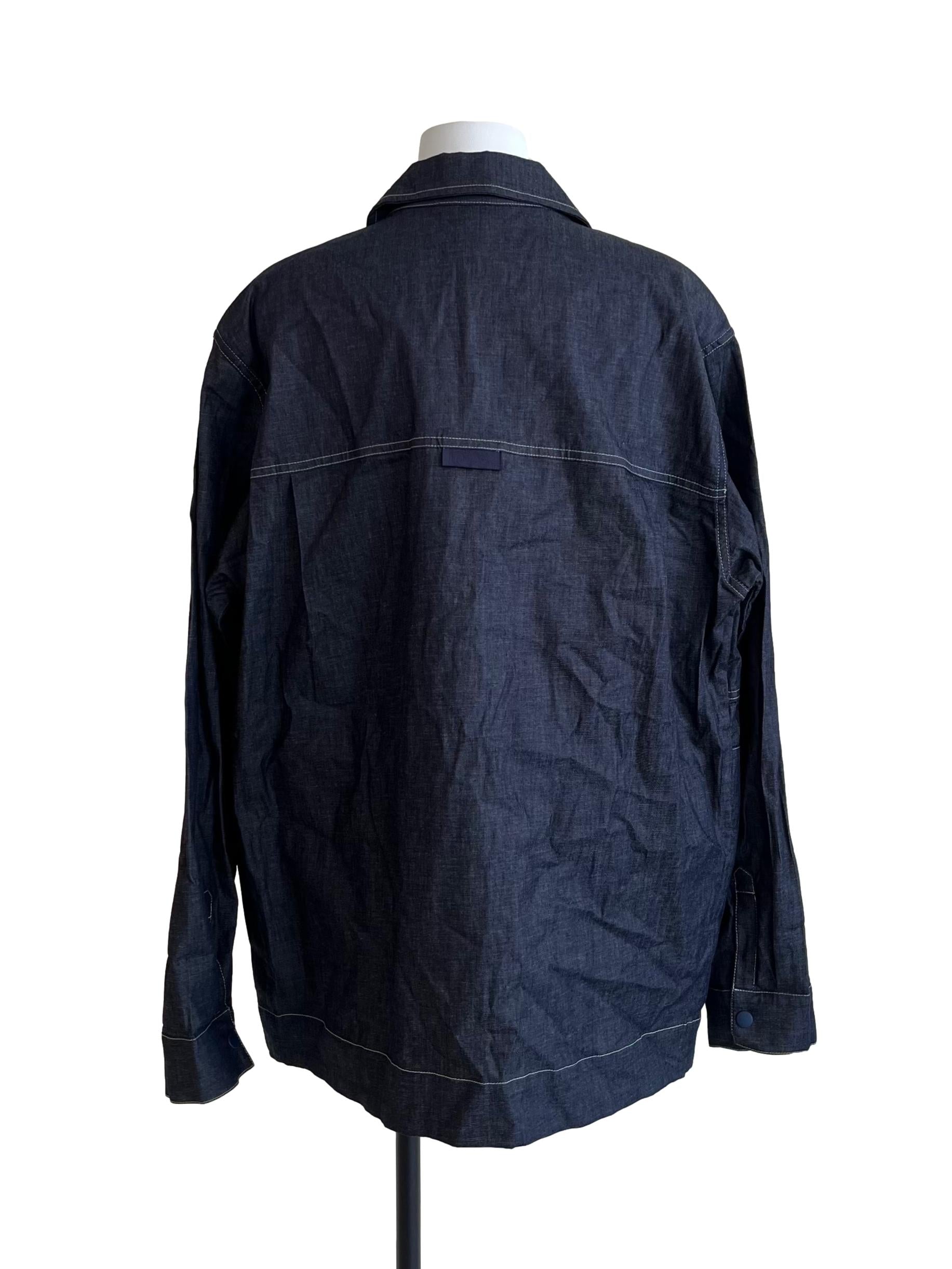 Indigo Blue Denim Utility Jacket