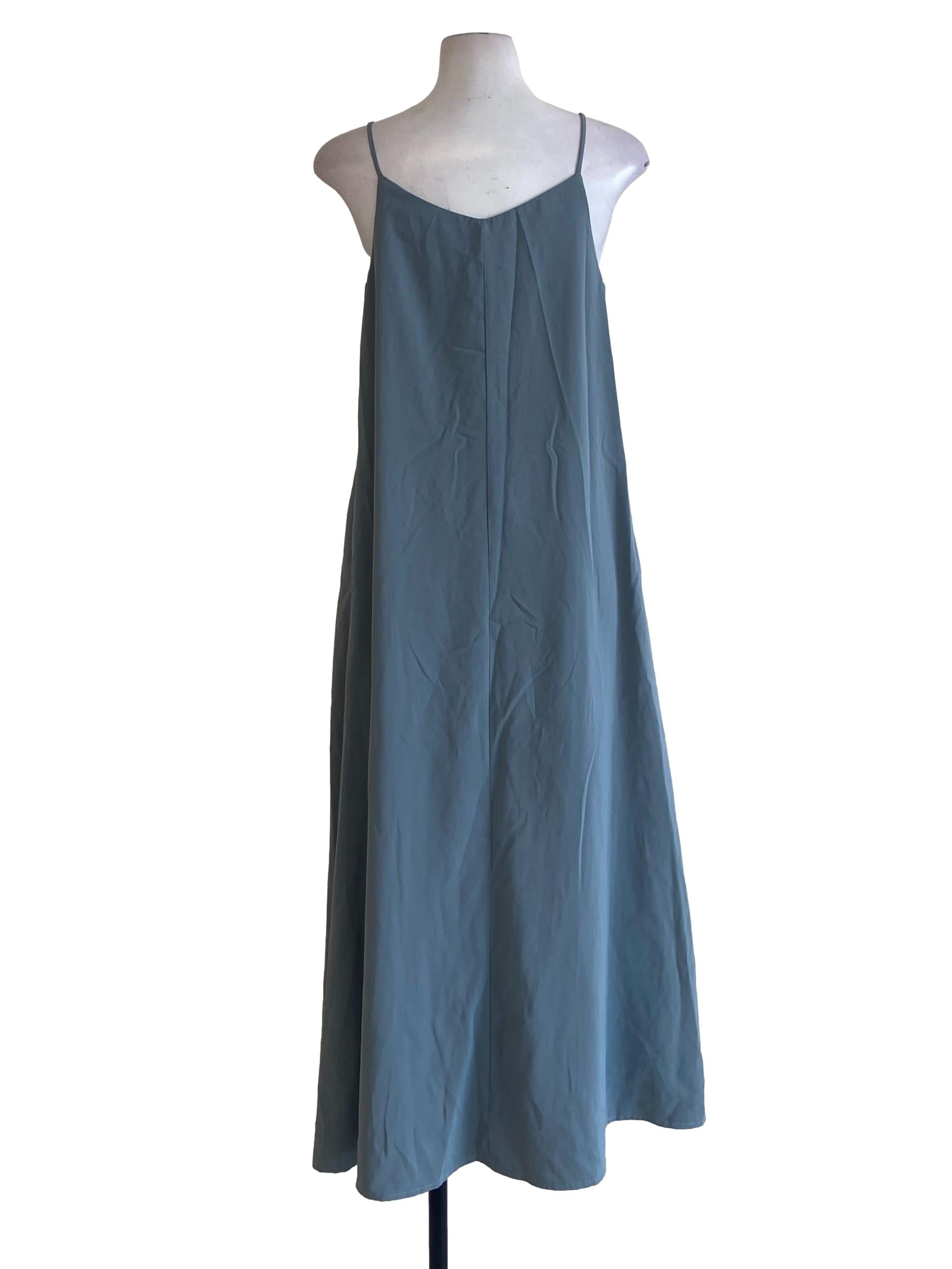 Pistachio Green Sleeveless Slip Dress