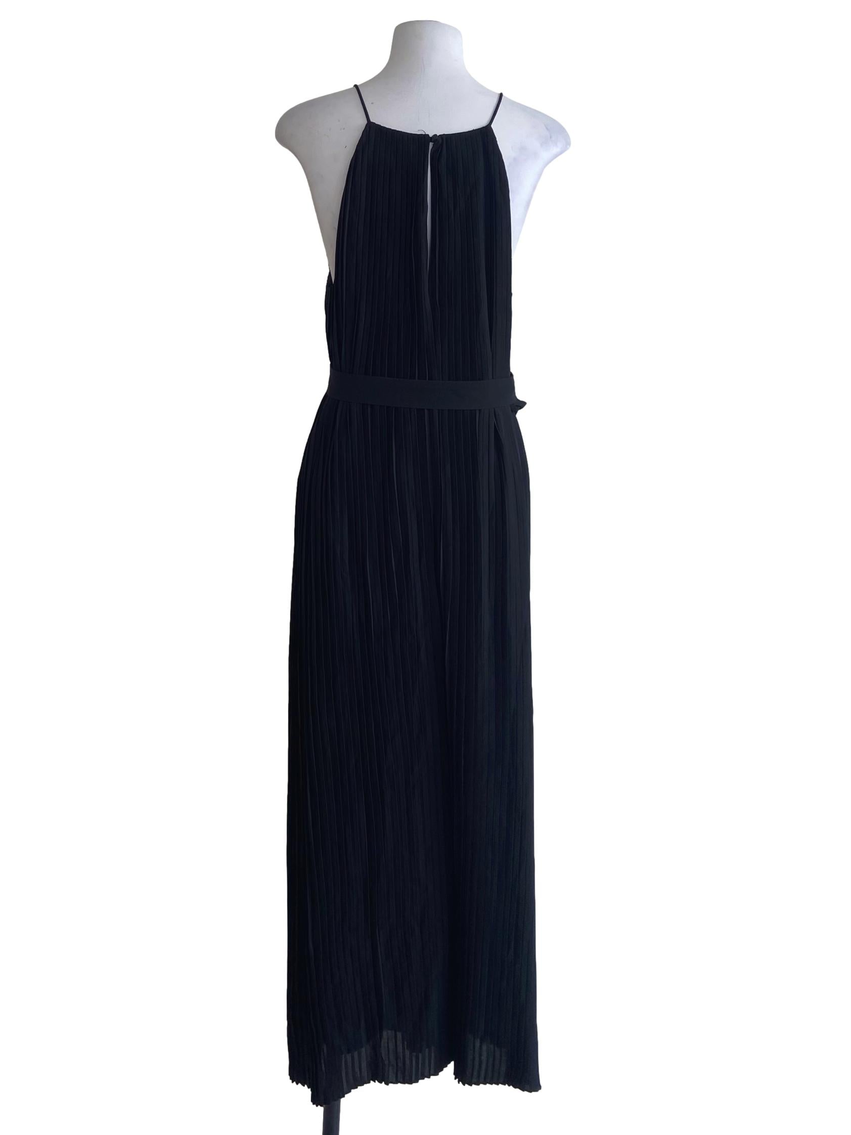Black Accordion Jumpsuit