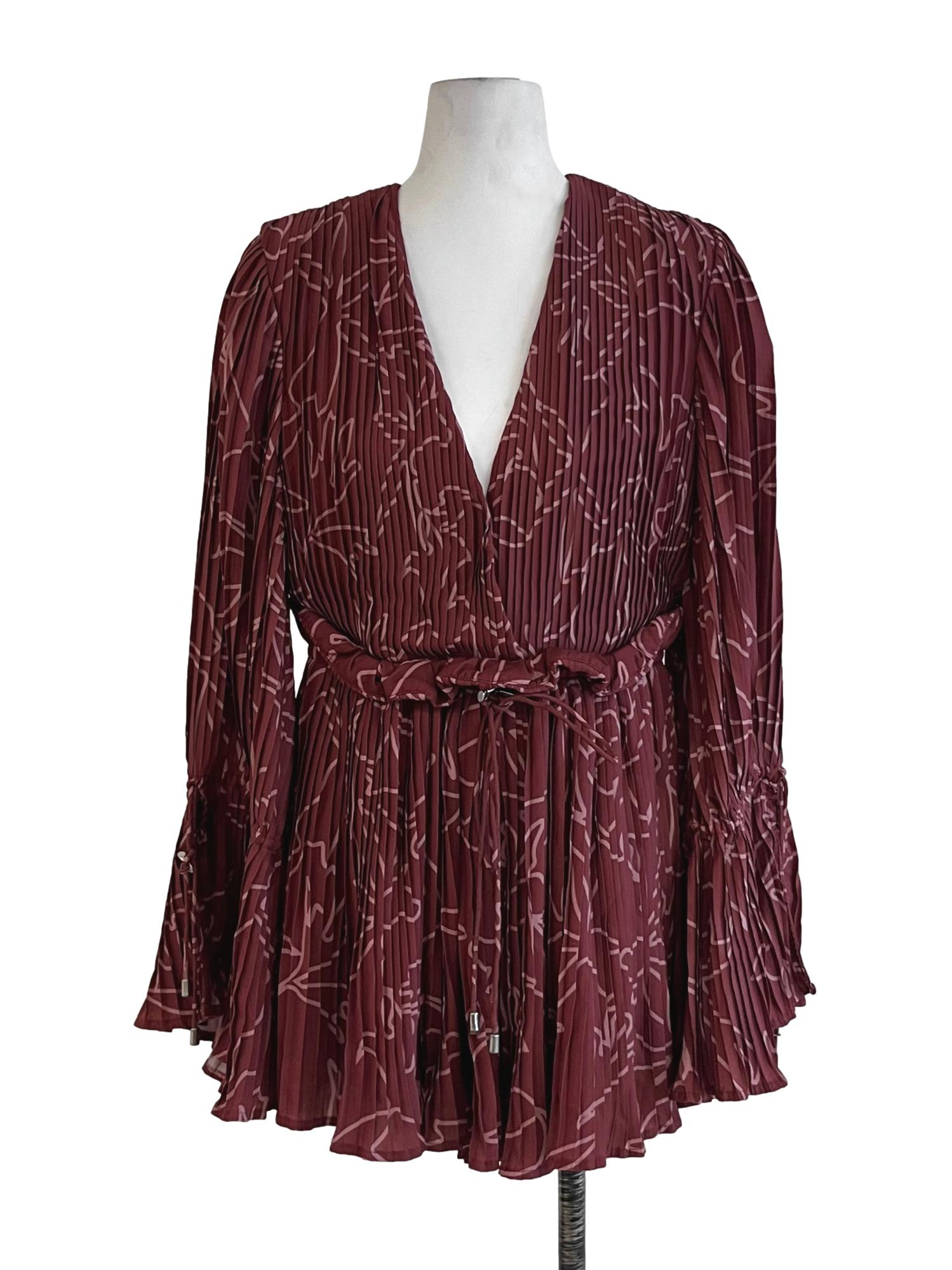 Blush Pink Abstract Romper