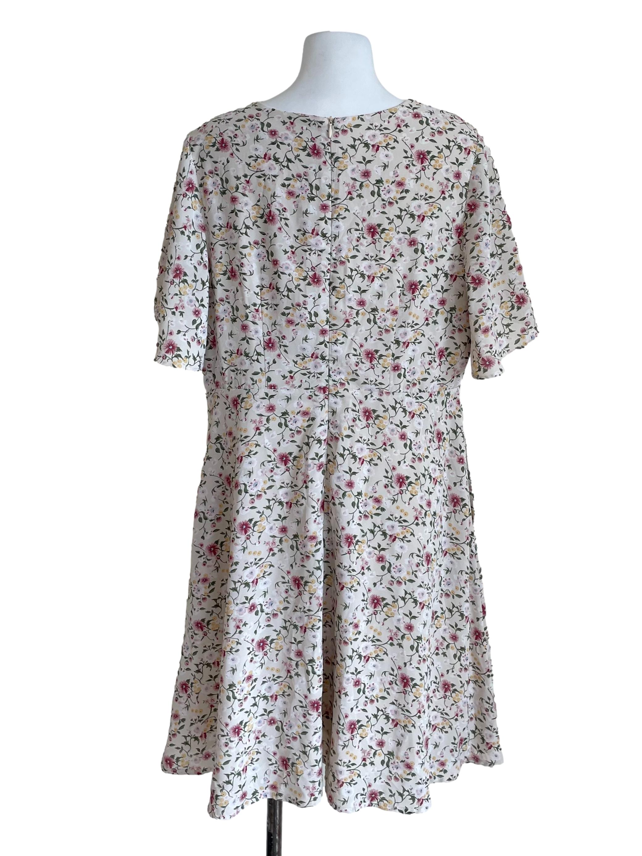 Alabaster Floral A-Line Dress