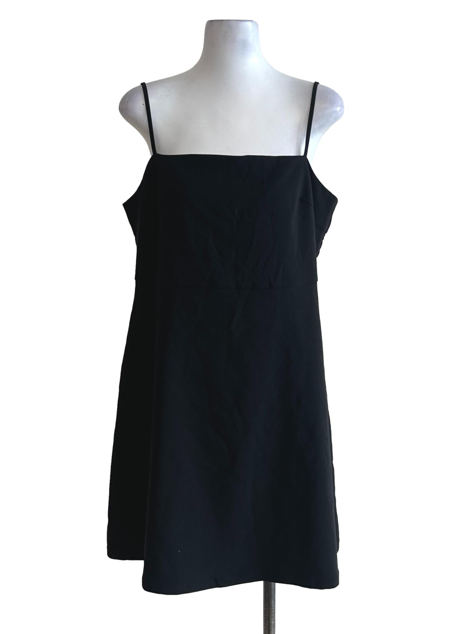 Love & Bravery Black Spaghetti Strap Mini Dress