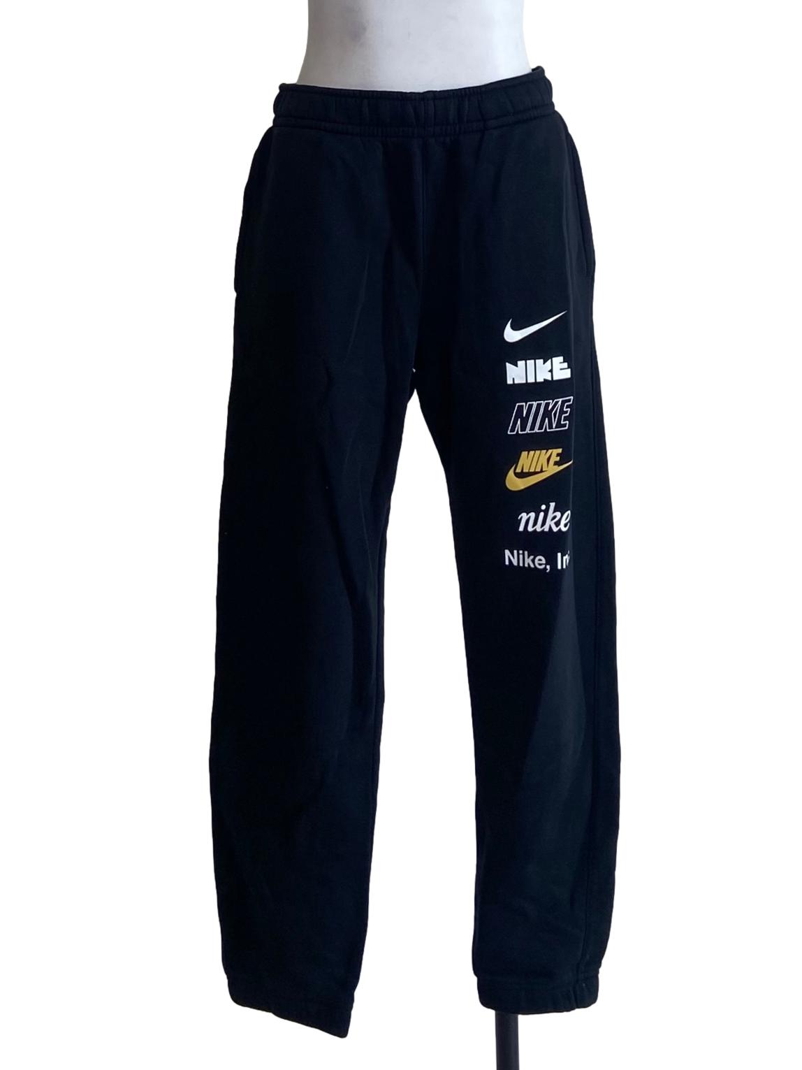 Black Twill Jogger Pants