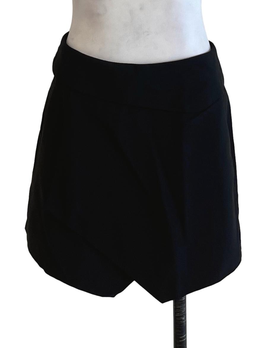 Black High-Waisted Shorts