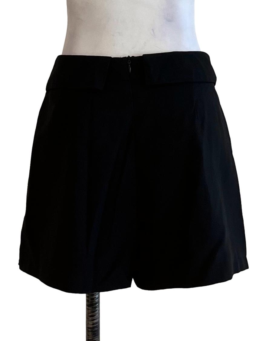 Black High-Waisted Shorts