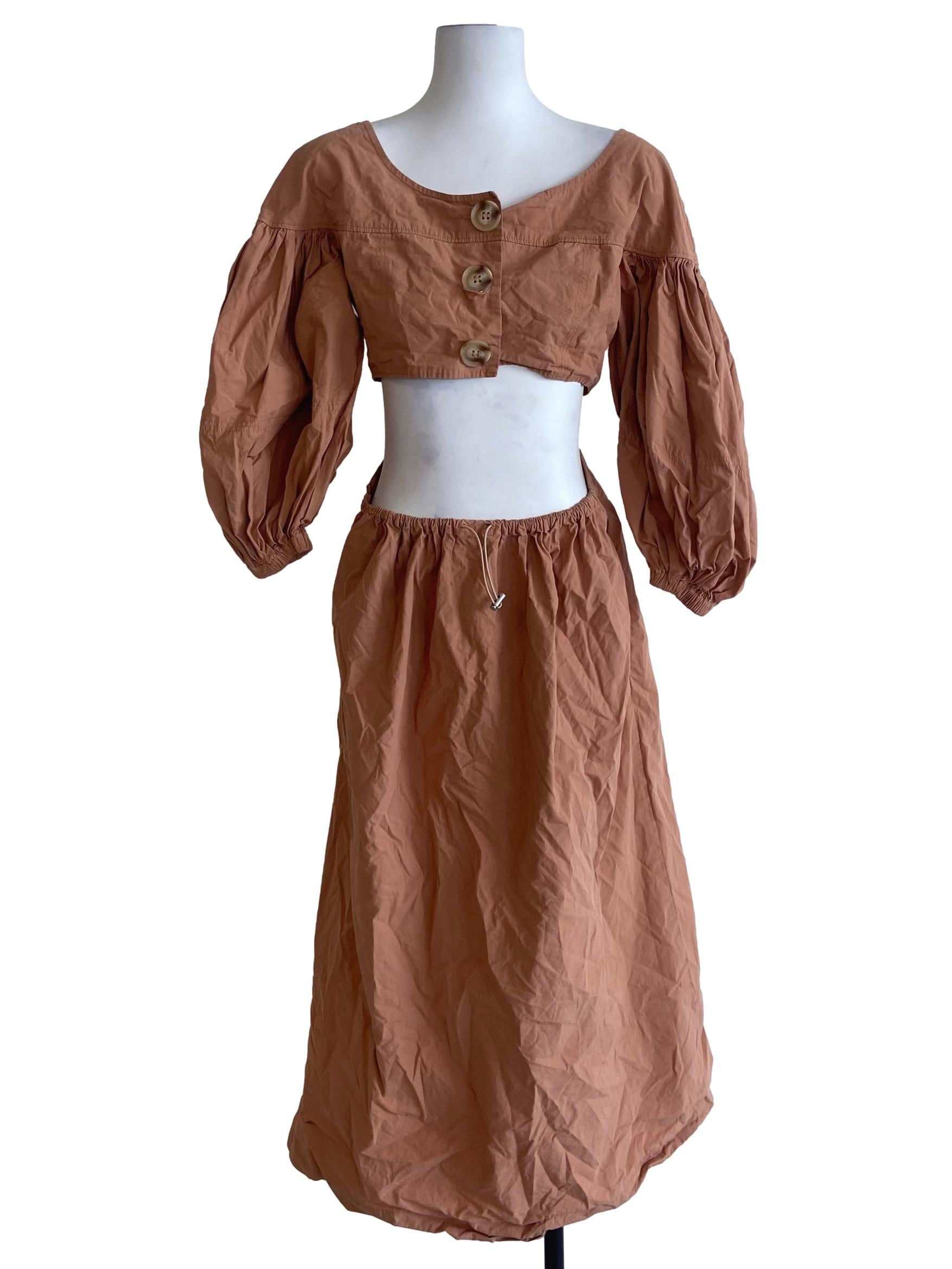 Salmon Pink Cut Out Dress