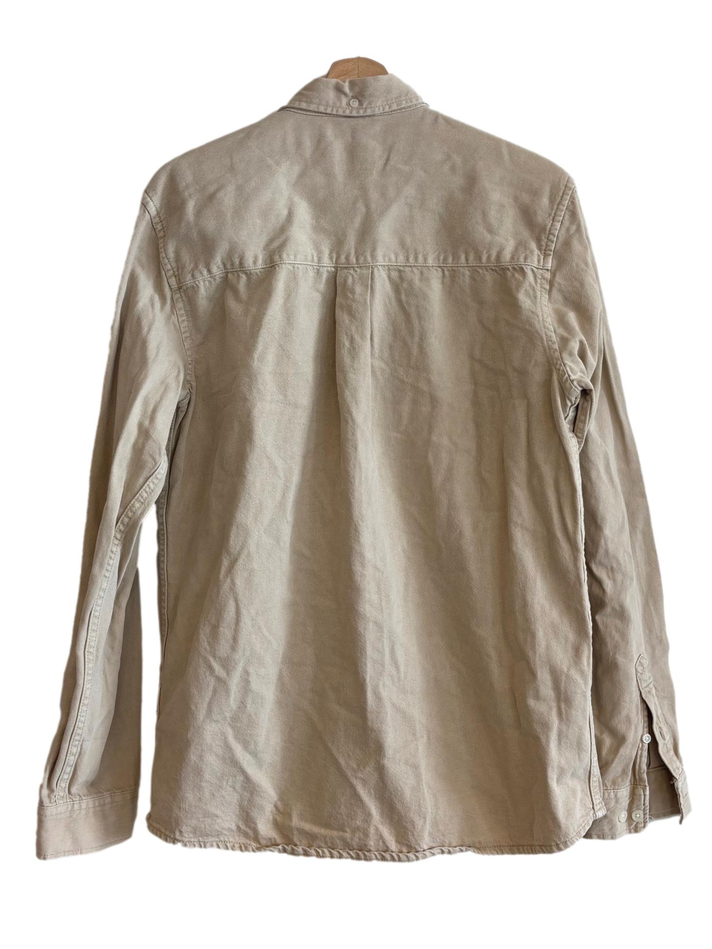 Khaki Long Sleeve Button Shirt