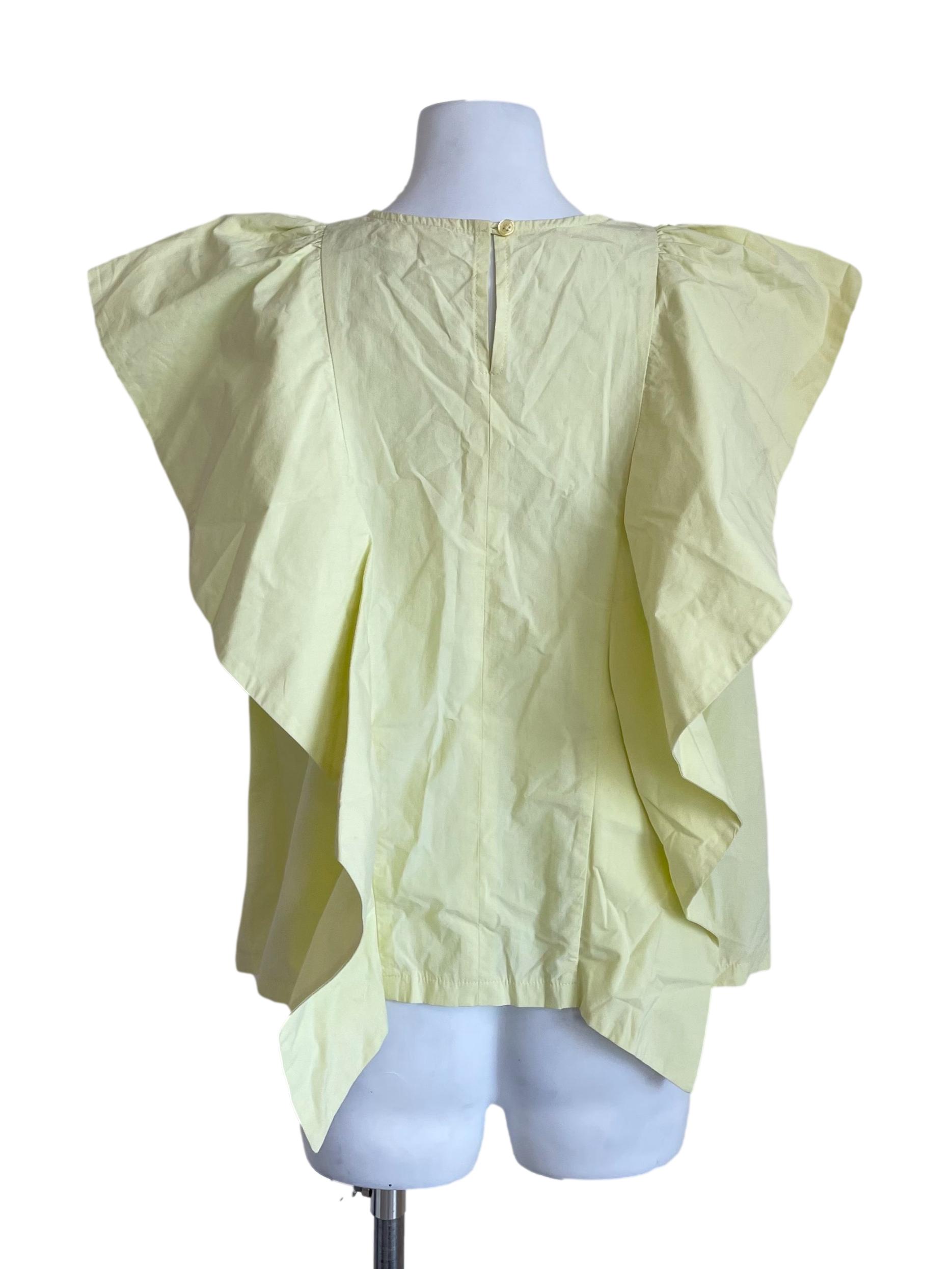 Lemon Triangle Ruffles Top