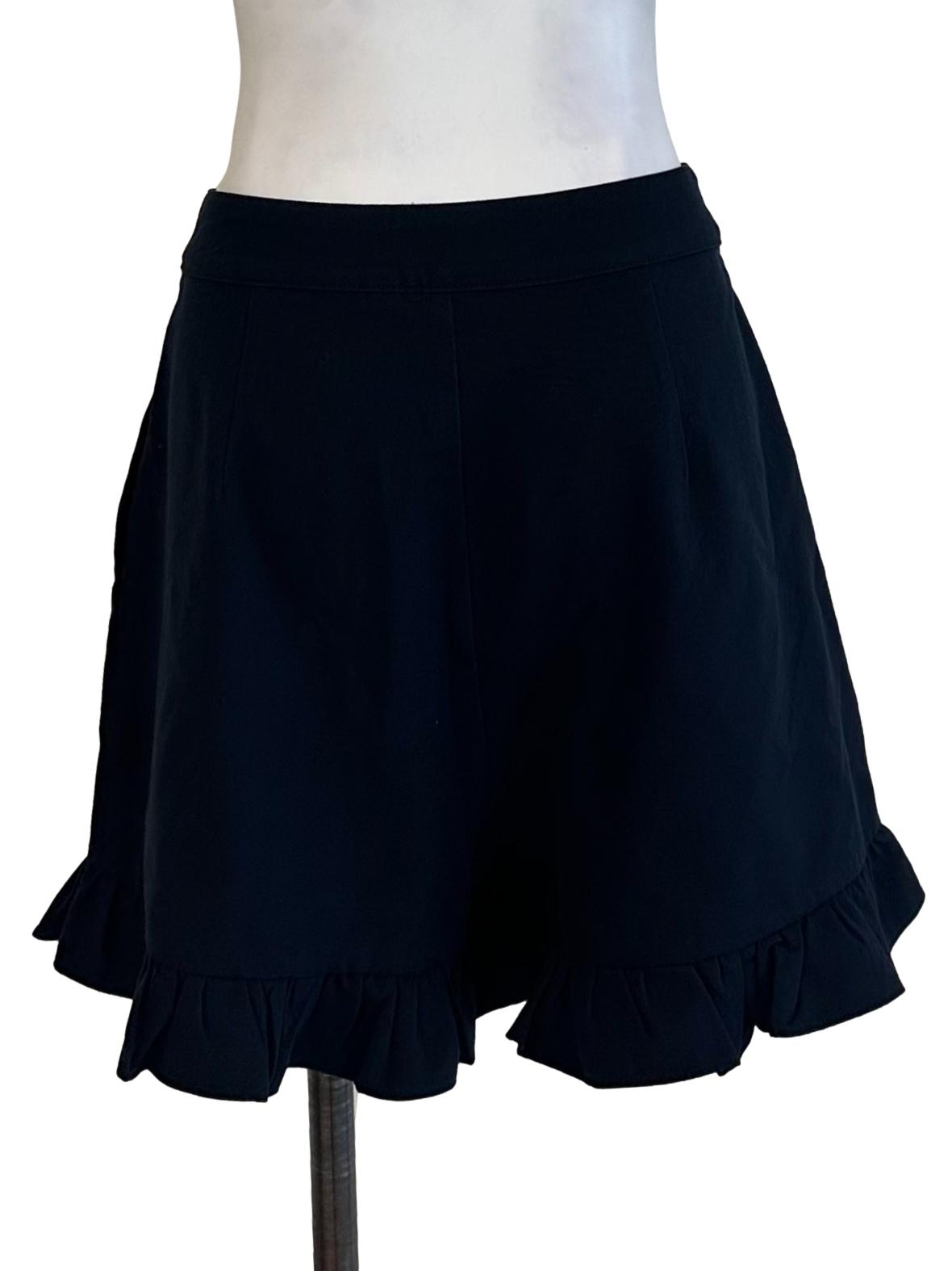 Midnight Blue Ruffle Shorts