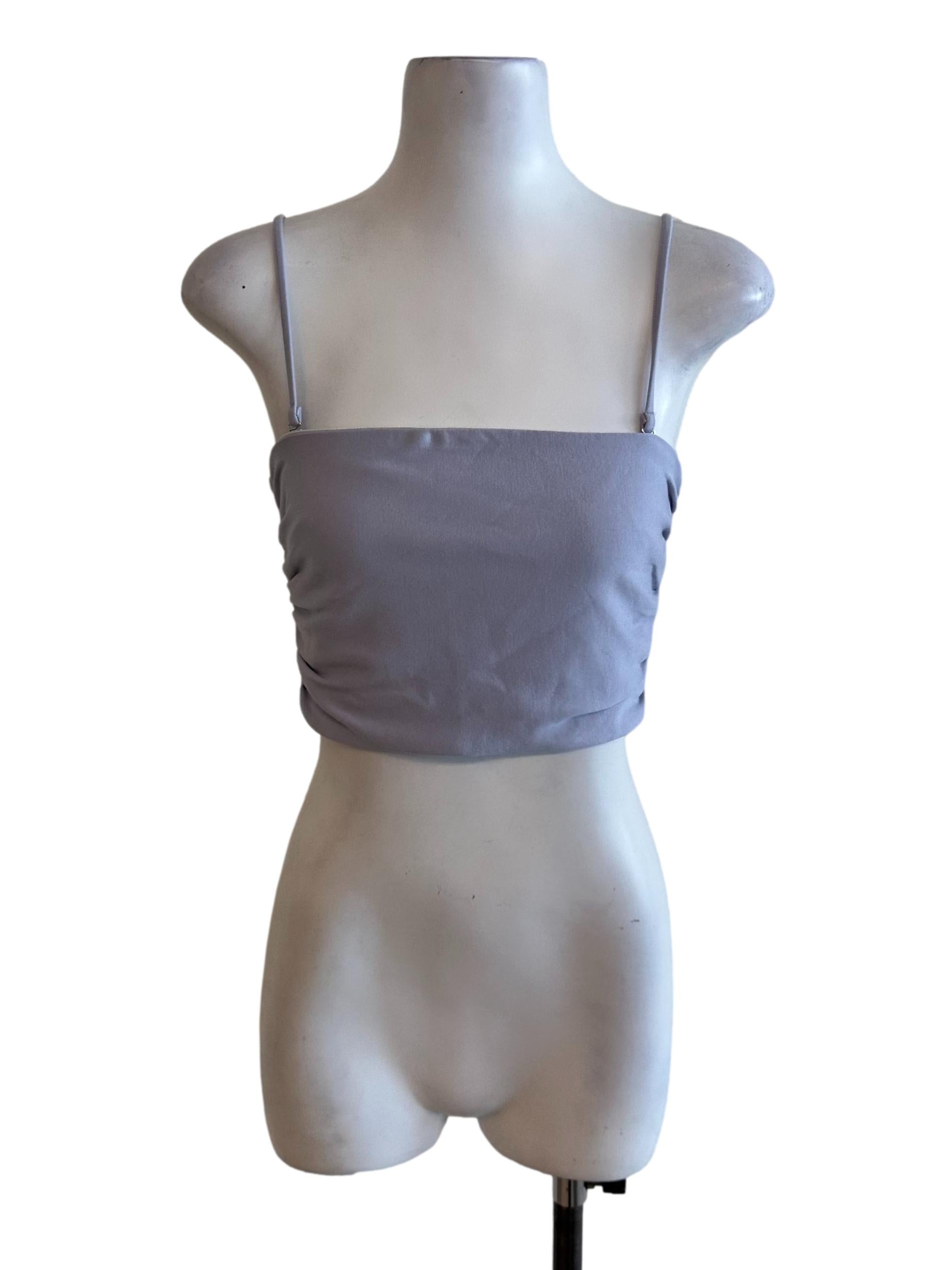 Lilac Purple Square Neck Top
