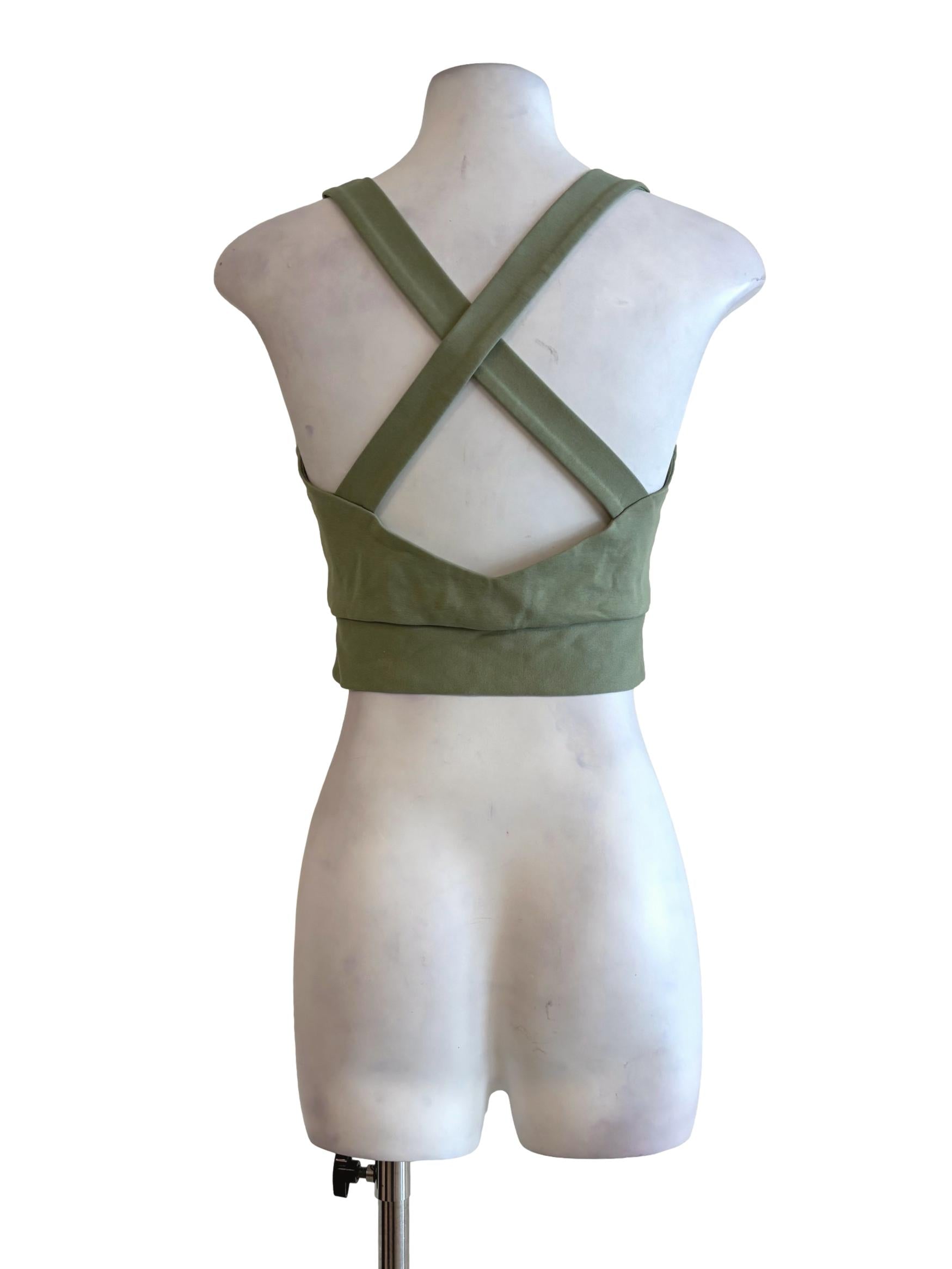 Sage Green Cropped Tank Top LB