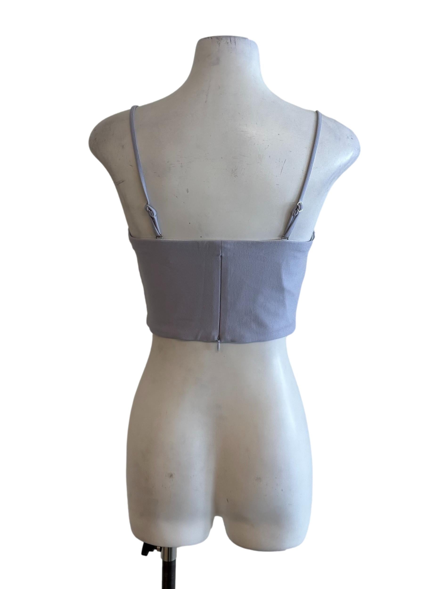 Lilac Purple Square Neck Top