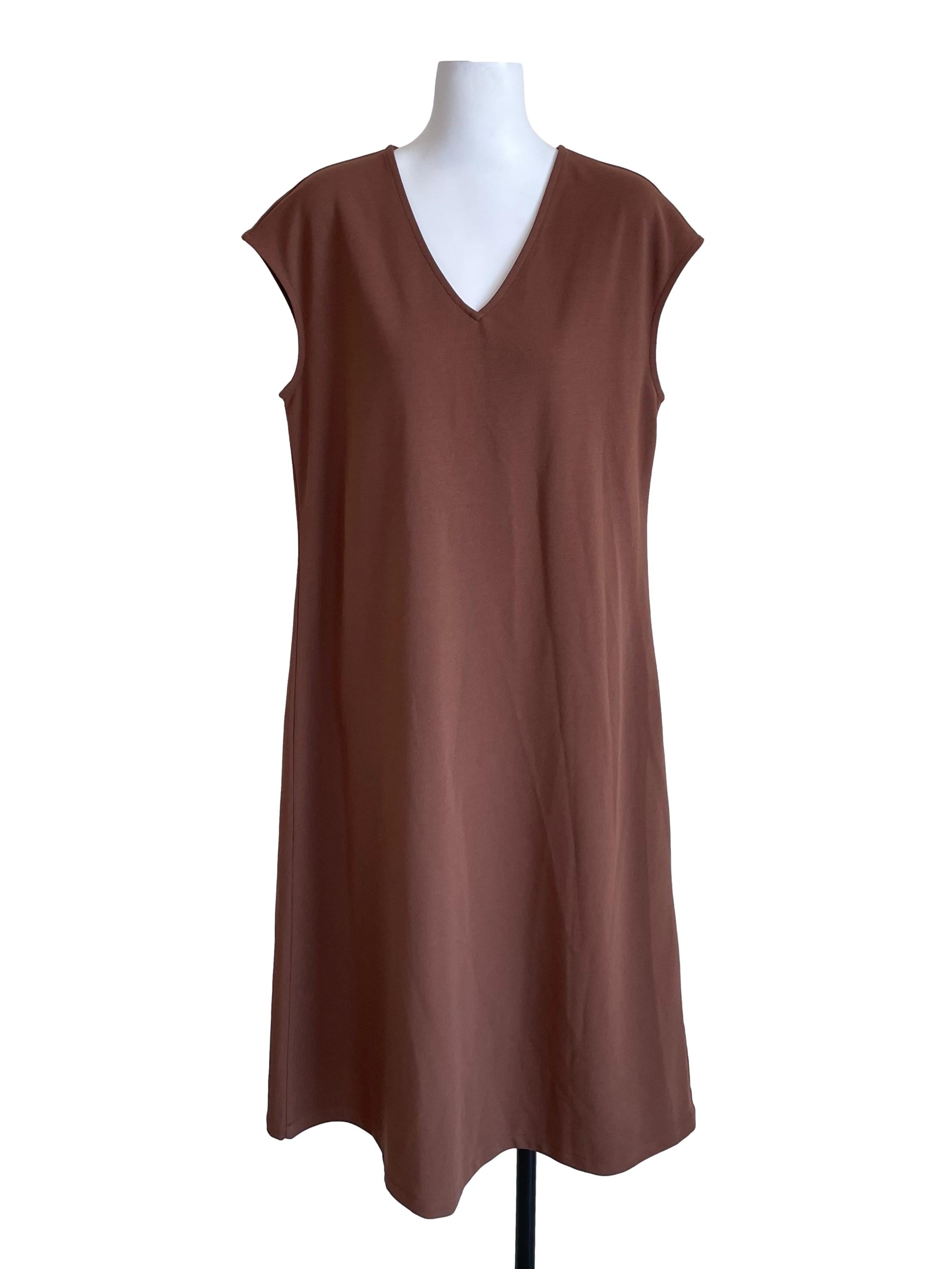 Cinnamon V Neck Relax Dress