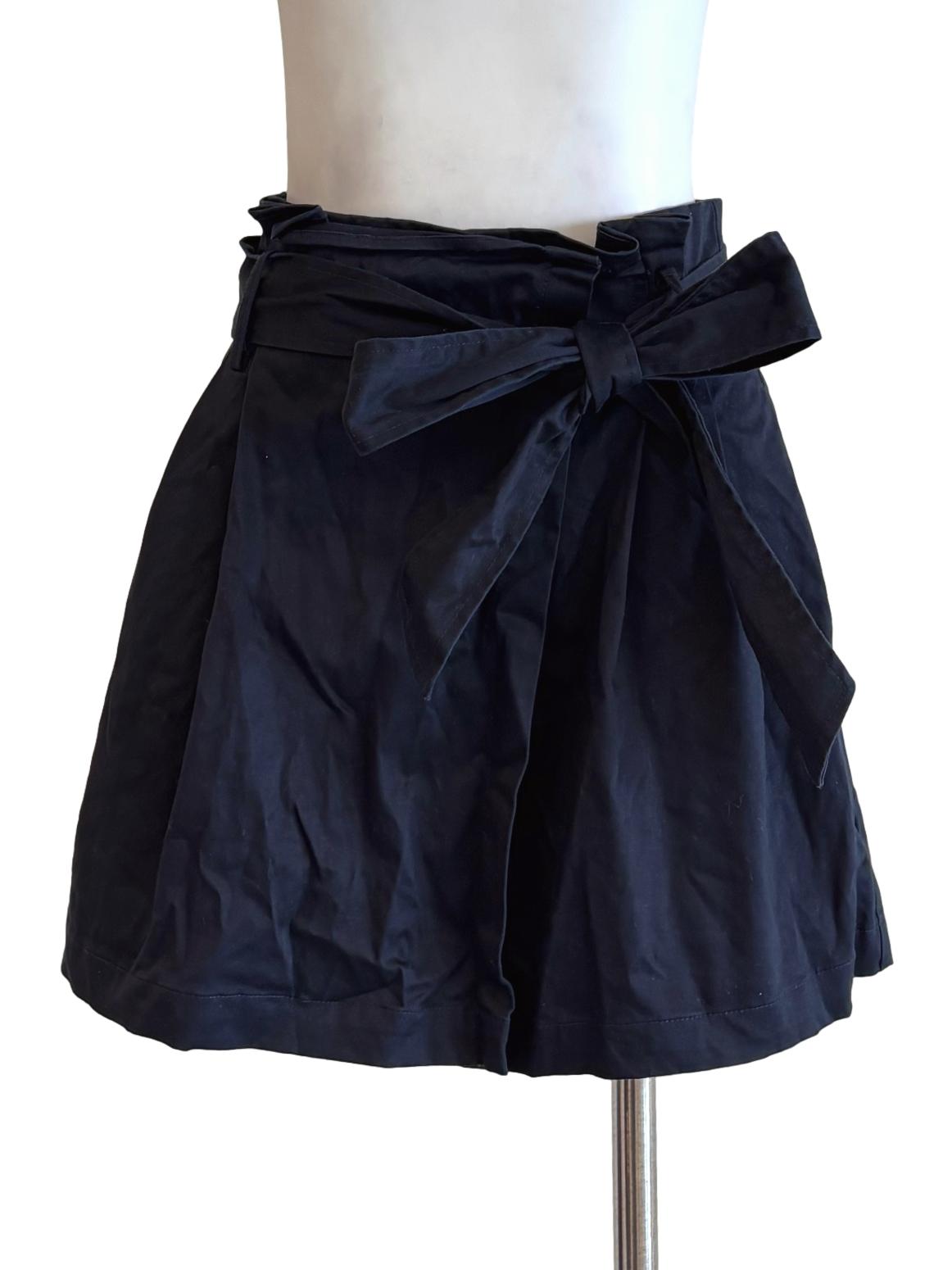 Blue Black Cotton Skorts LB
