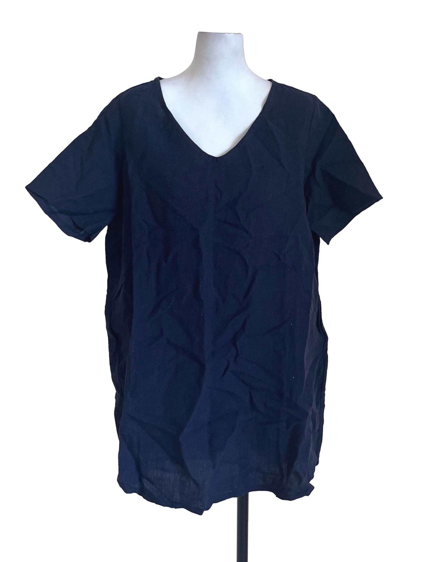 Aegean Blue Tunic Short Dress